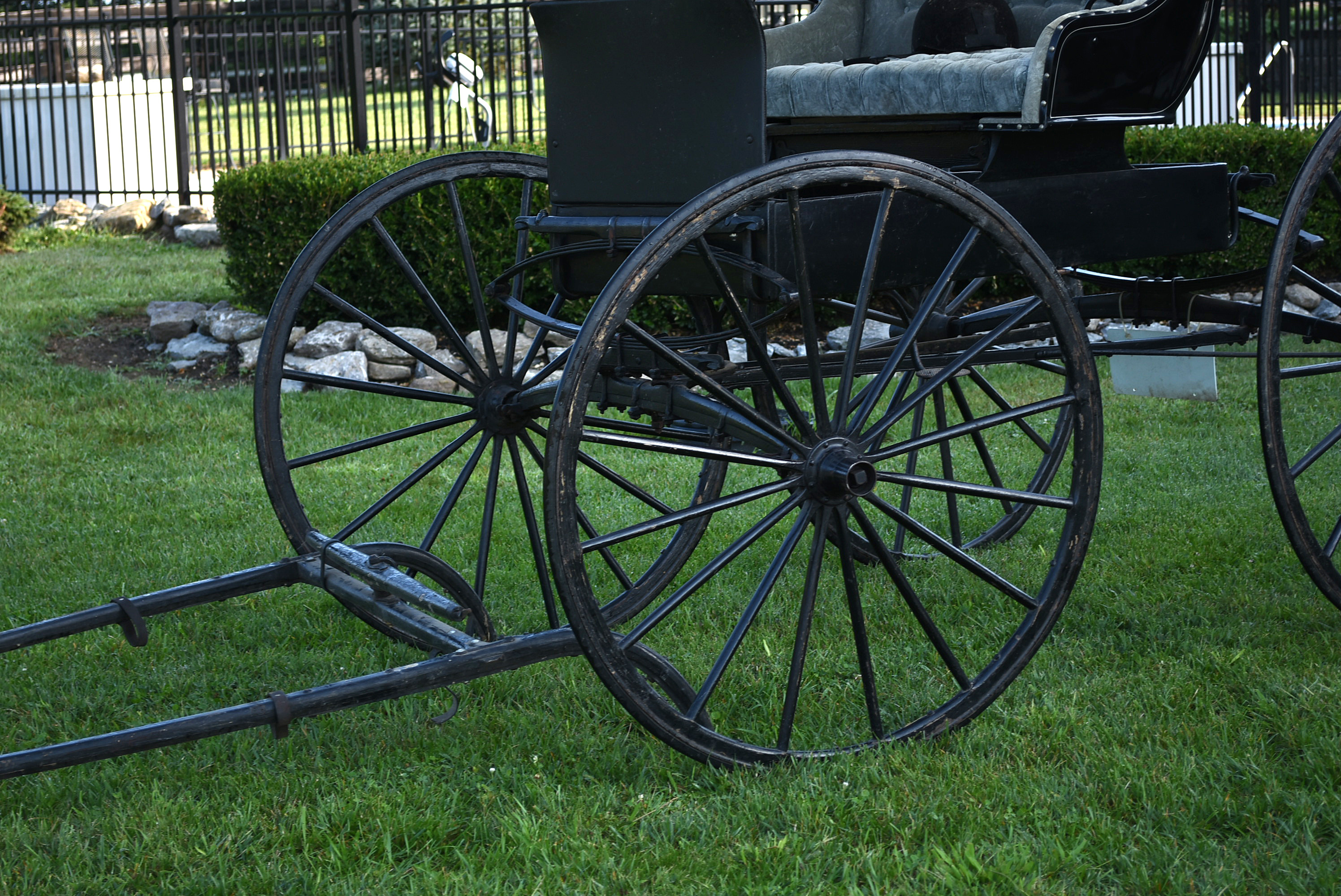 Early 20th Century JK Lingo Hardware, Lebanon Ohio, Horse Drawn Buggy