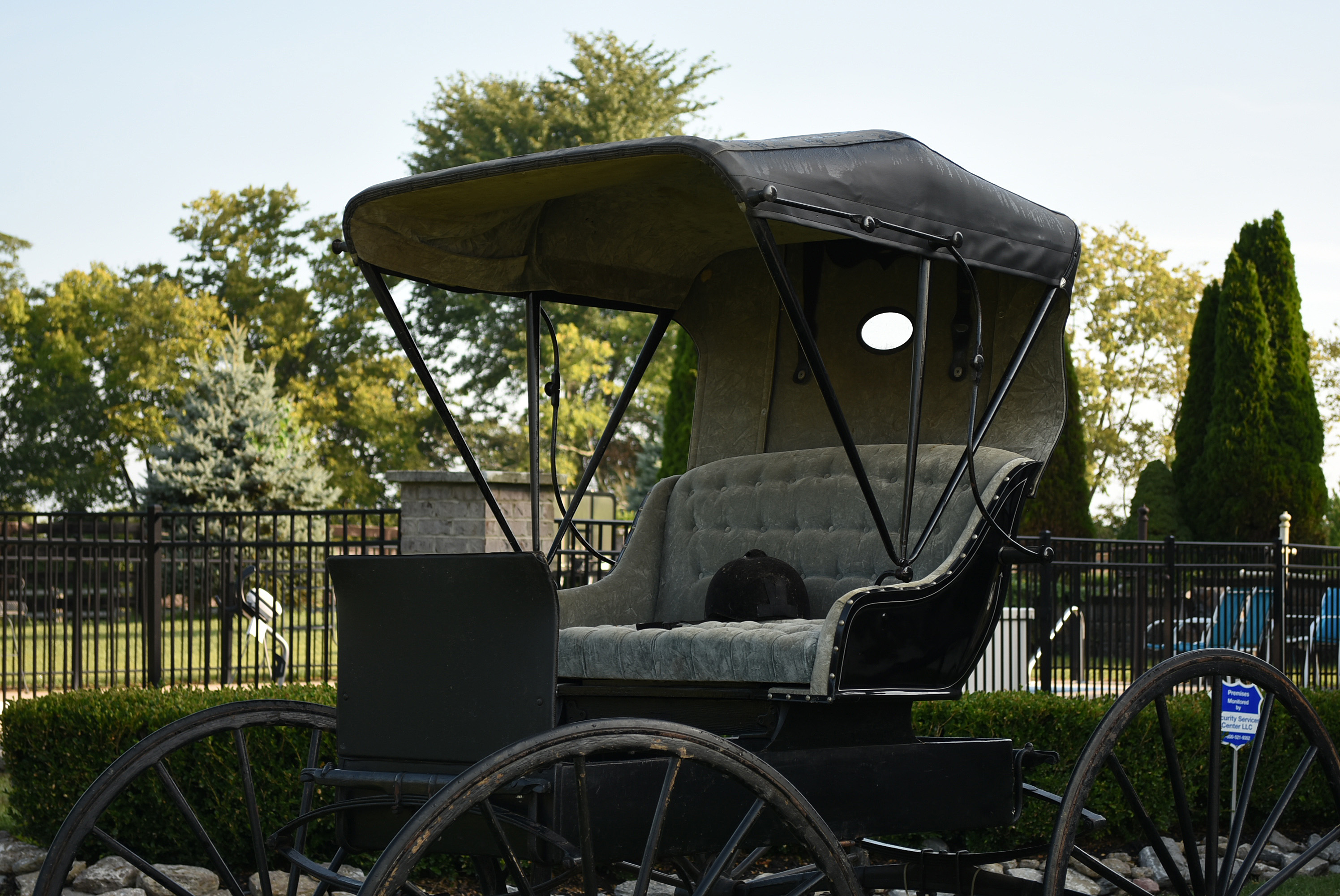 Early 20th Century JK Lingo Hardware, Lebanon Ohio, Horse Drawn Buggy