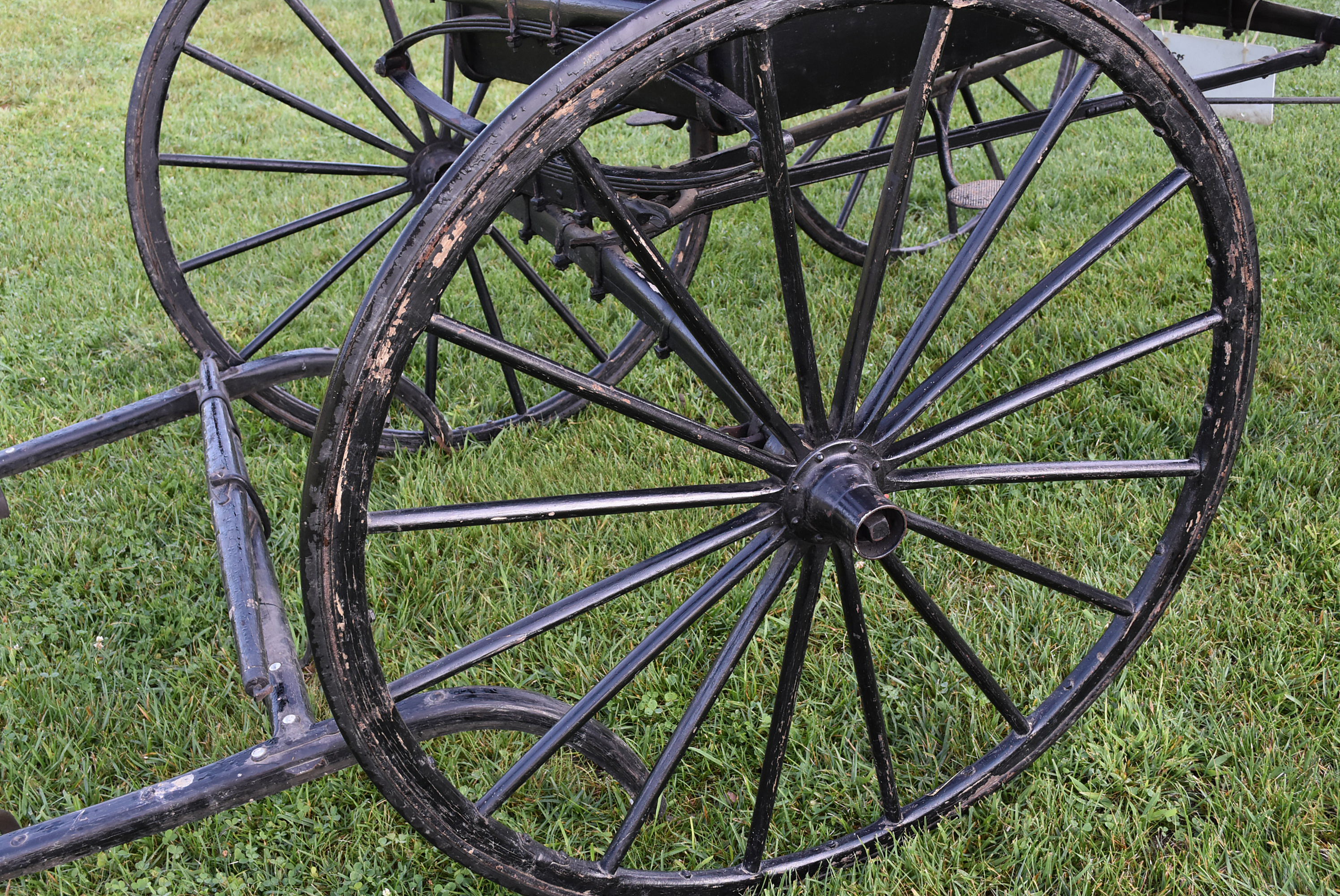Early 20th Century JK Lingo Hardware, Lebanon Ohio, Horse Drawn Buggy