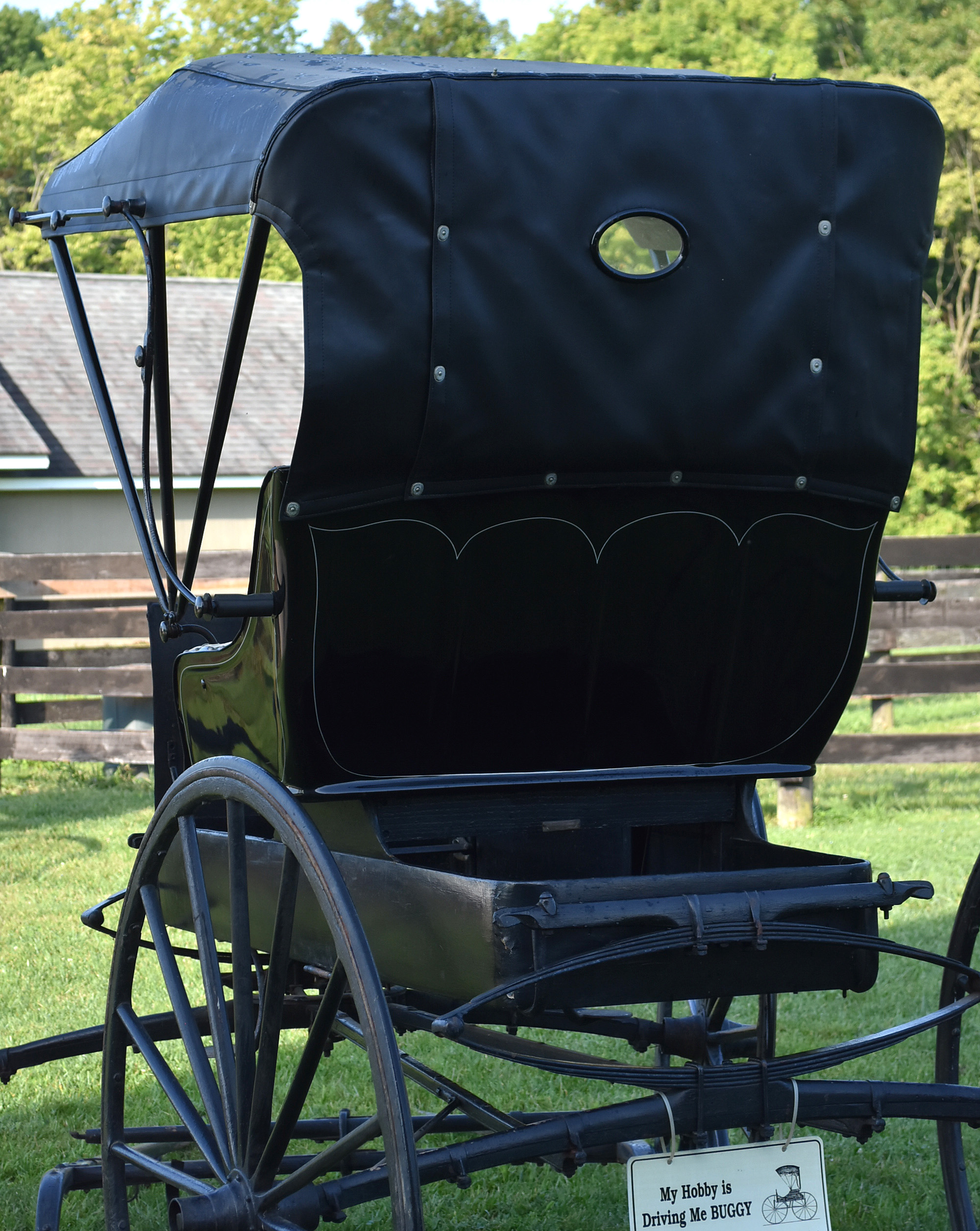 Early 20th Century JK Lingo Hardware, Lebanon Ohio, Horse Drawn Buggy