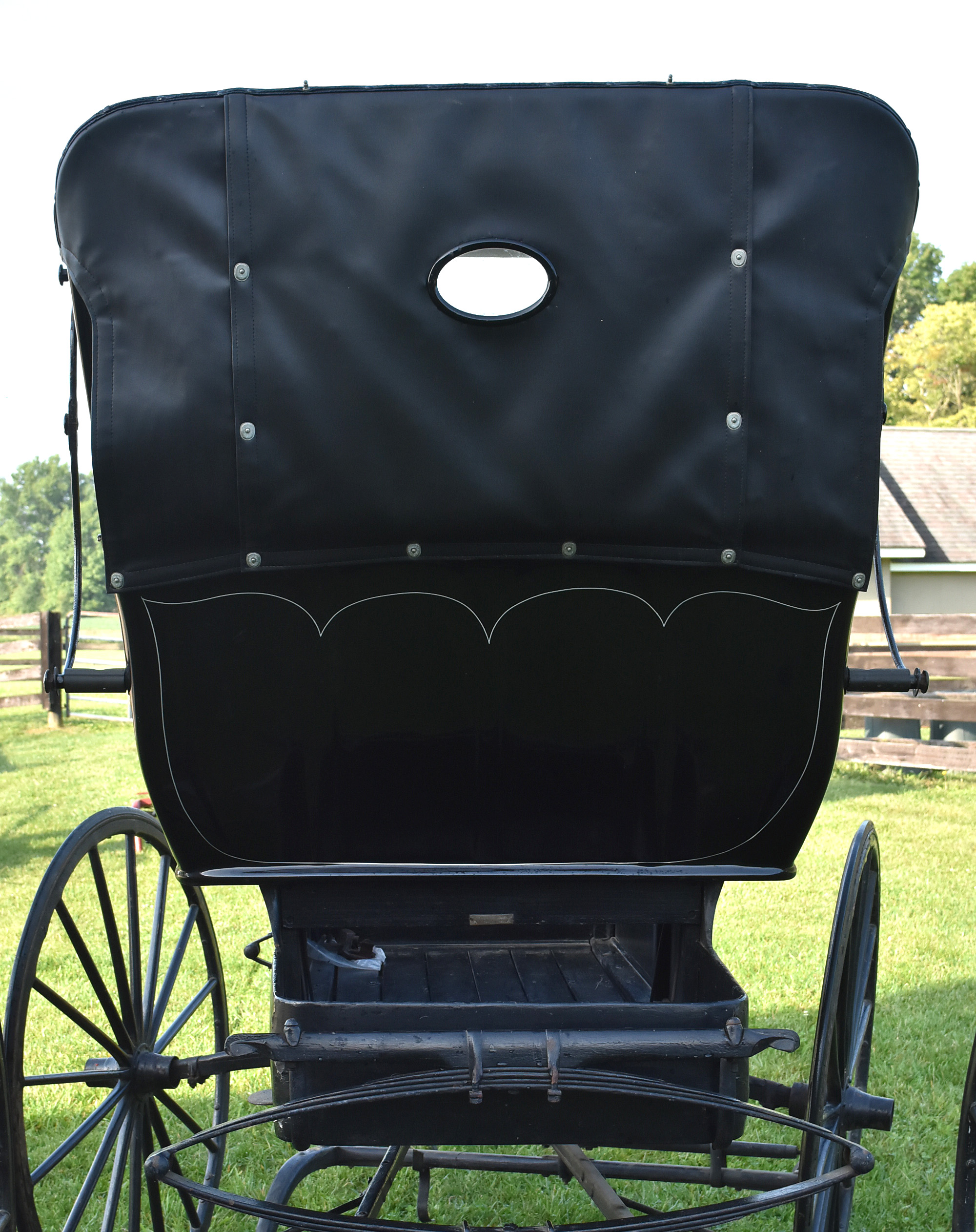Early 20th Century JK Lingo Hardware, Lebanon Ohio, Horse Drawn Buggy