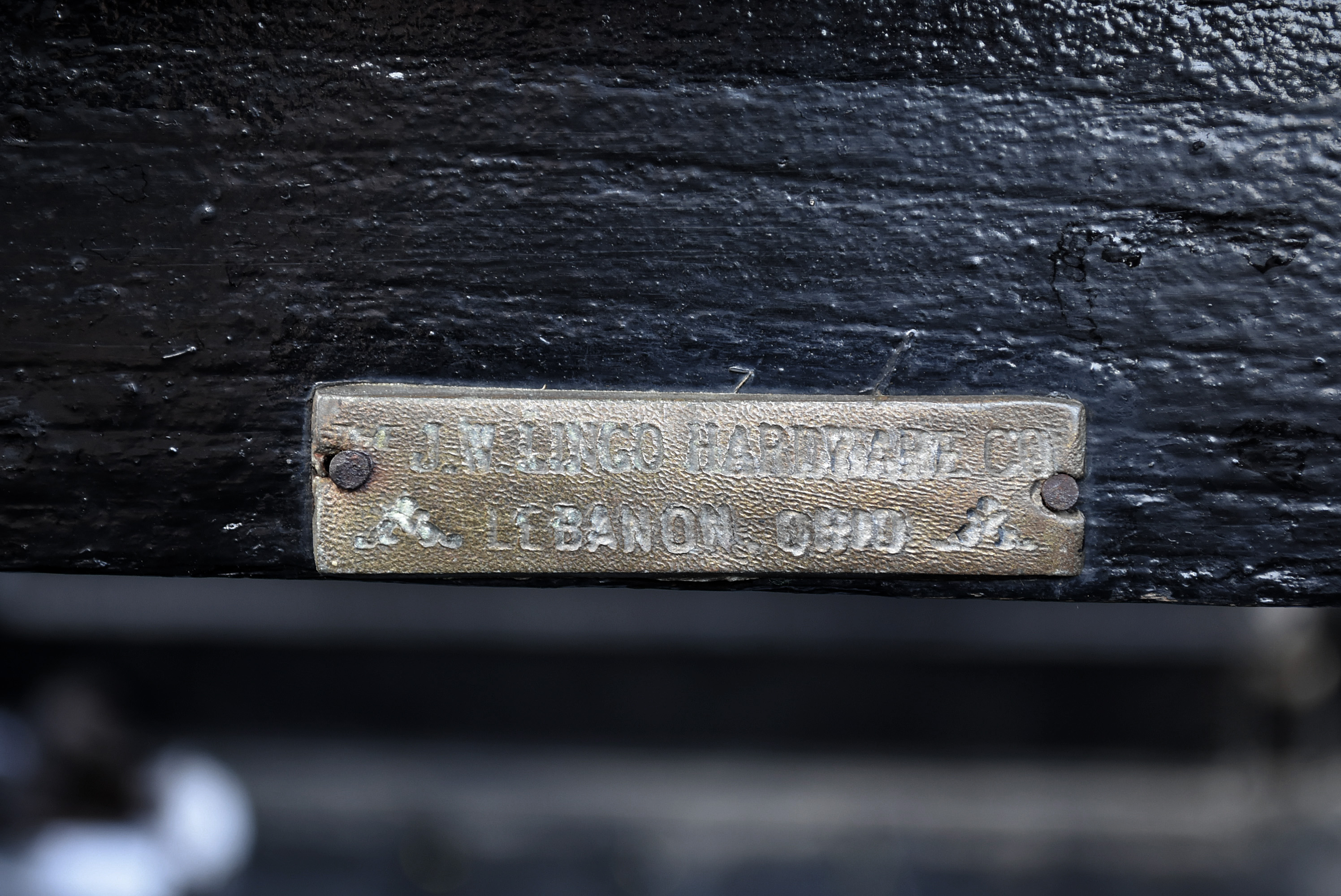 Early 20th Century JK Lingo Hardware, Lebanon Ohio, Horse Drawn Buggy