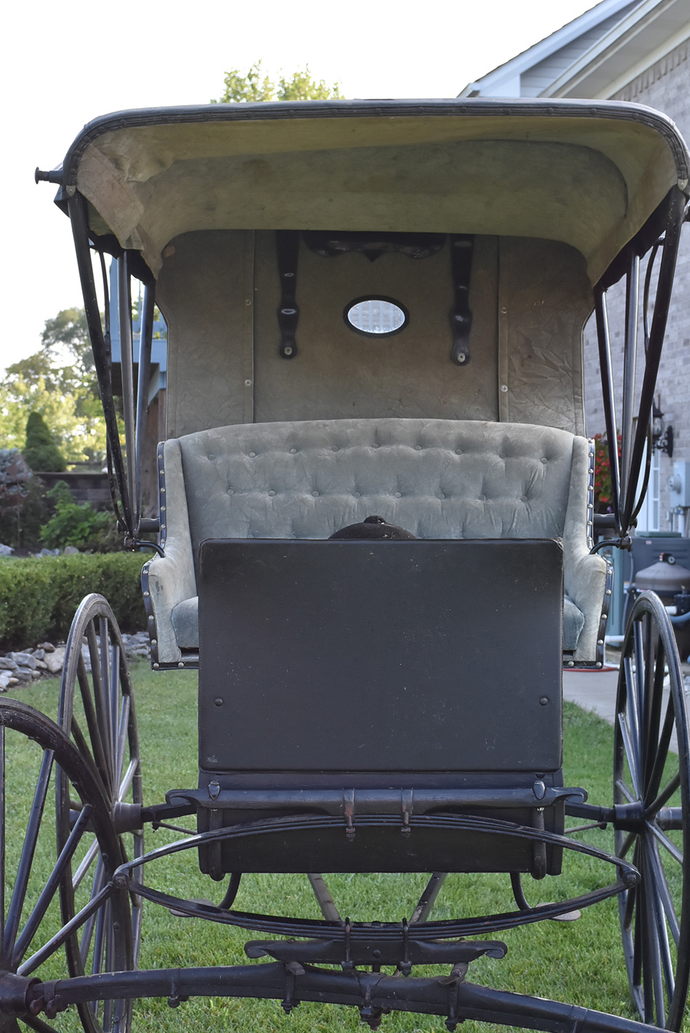 Early 20th Century JK Lingo Hardware, Lebanon Ohio, Horse Drawn Buggy
