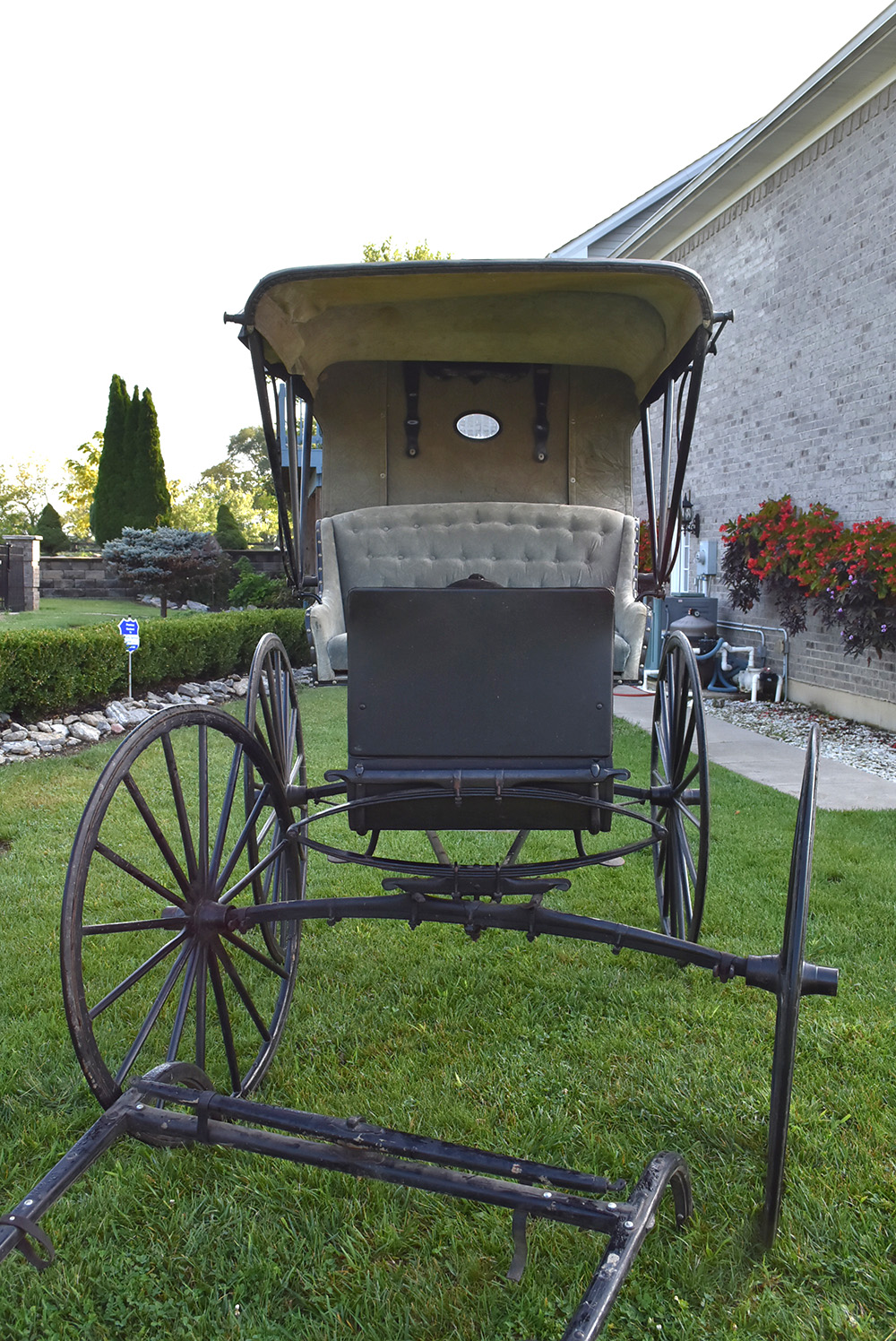 Early 20th Century JK Lingo Hardware, Lebanon Ohio, Horse Drawn Buggy