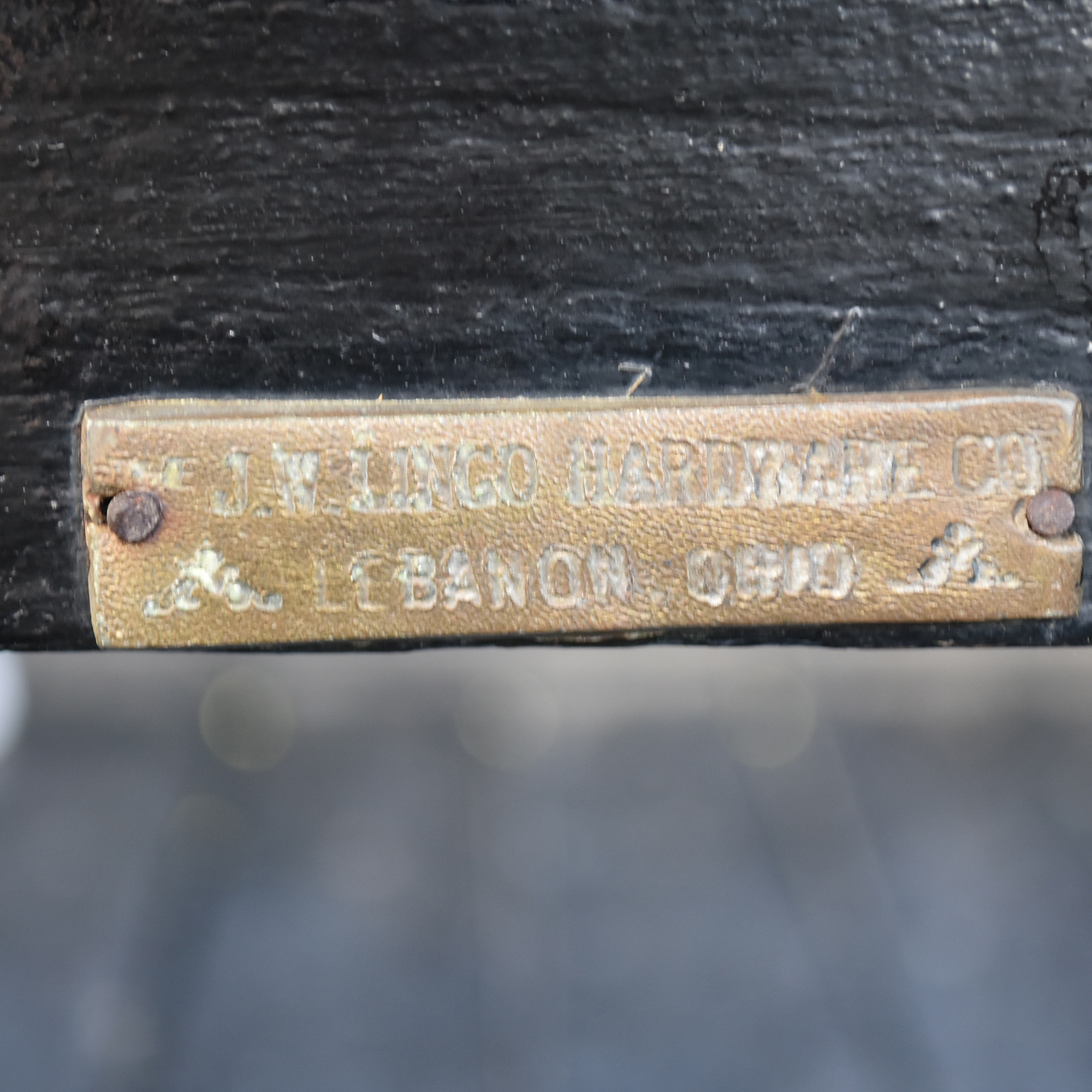 Early 20th Century JK Lingo Hardware, Lebanon Ohio, Horse Drawn Buggy