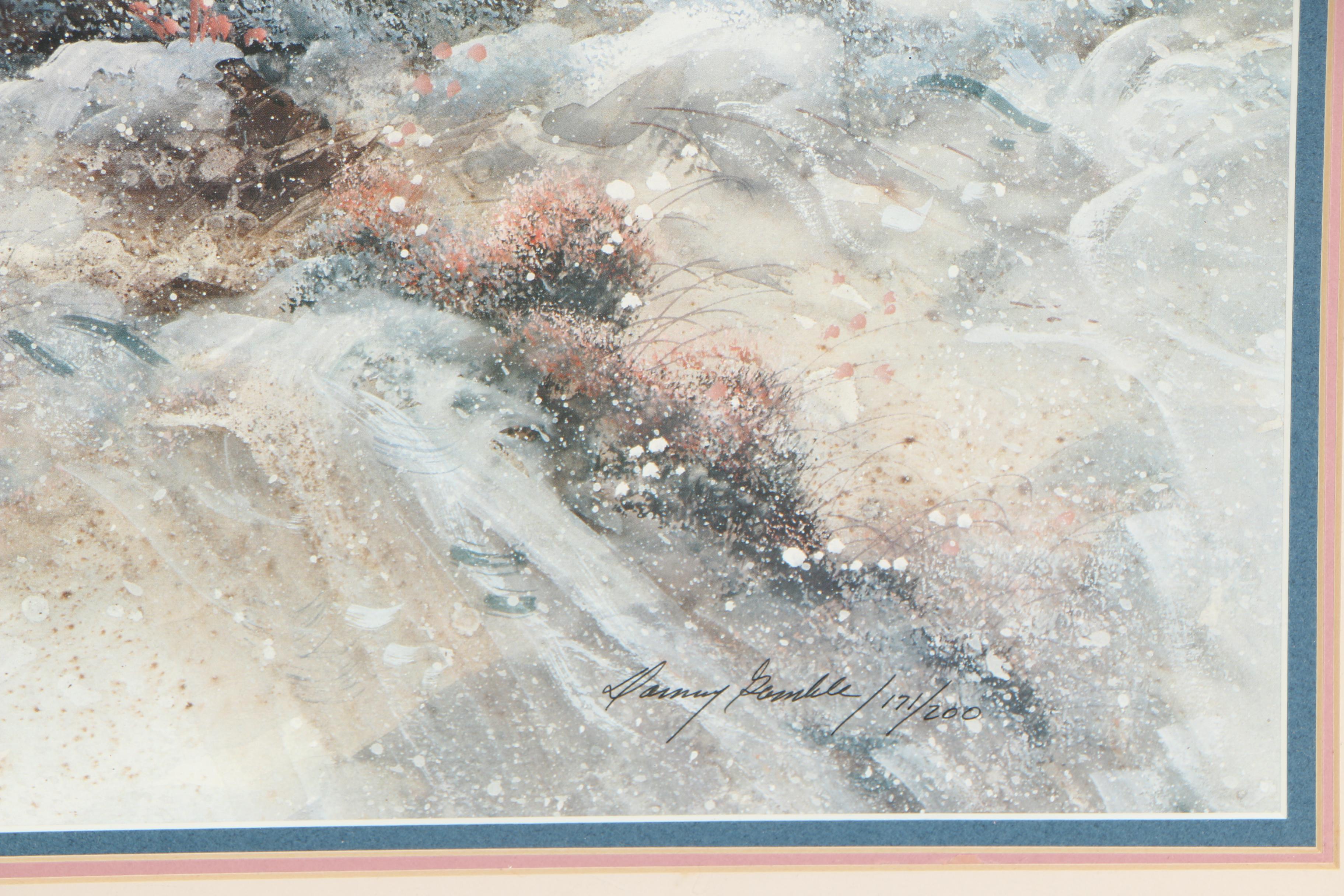 Danny Gamble Offset Lithograph "Pueblo"