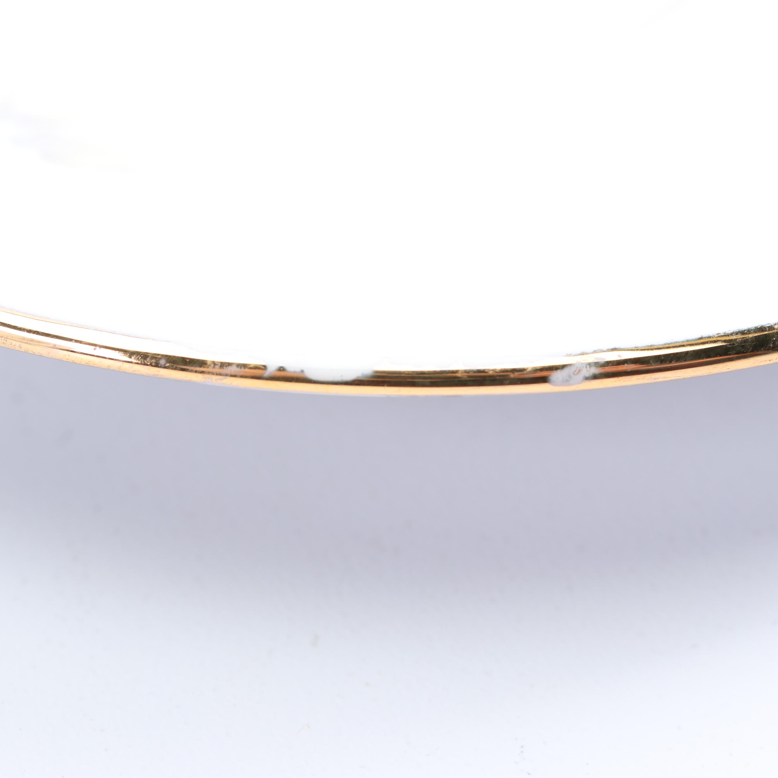 Vintage Eschenbach Bavarian Floral Porcelain Teacups with Saucers