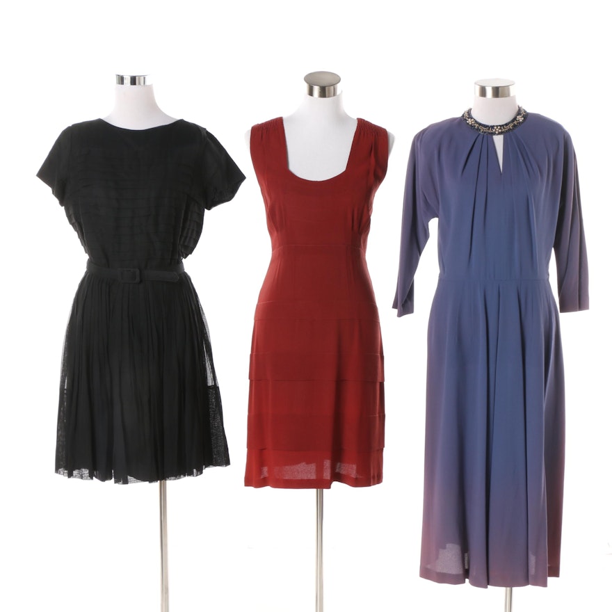 Women's Vintage Dresses Including Nelson-Caine New York and Henry-Lee
