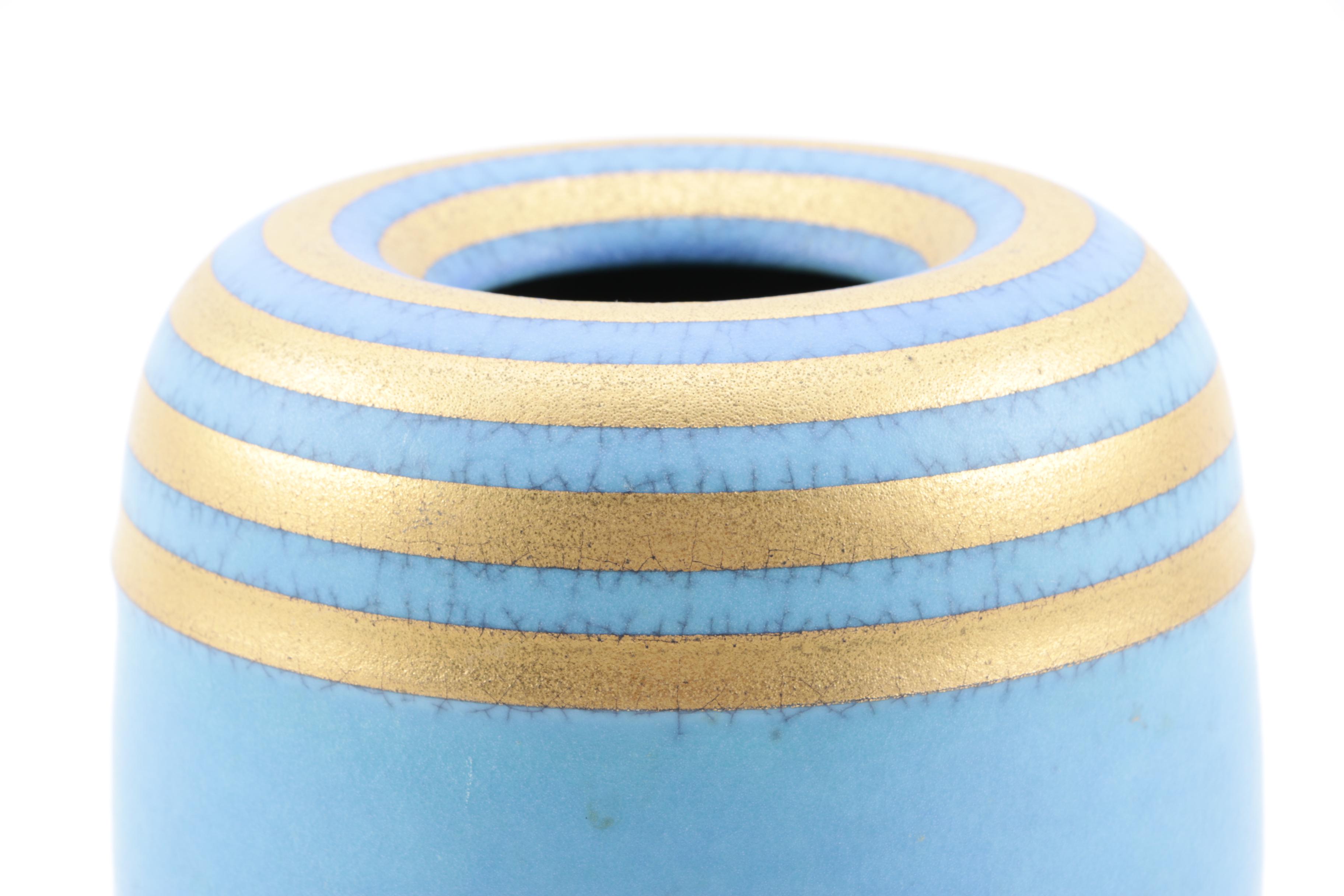 Egyptian Style Porcelain Vase, Mid to Late 20th Century