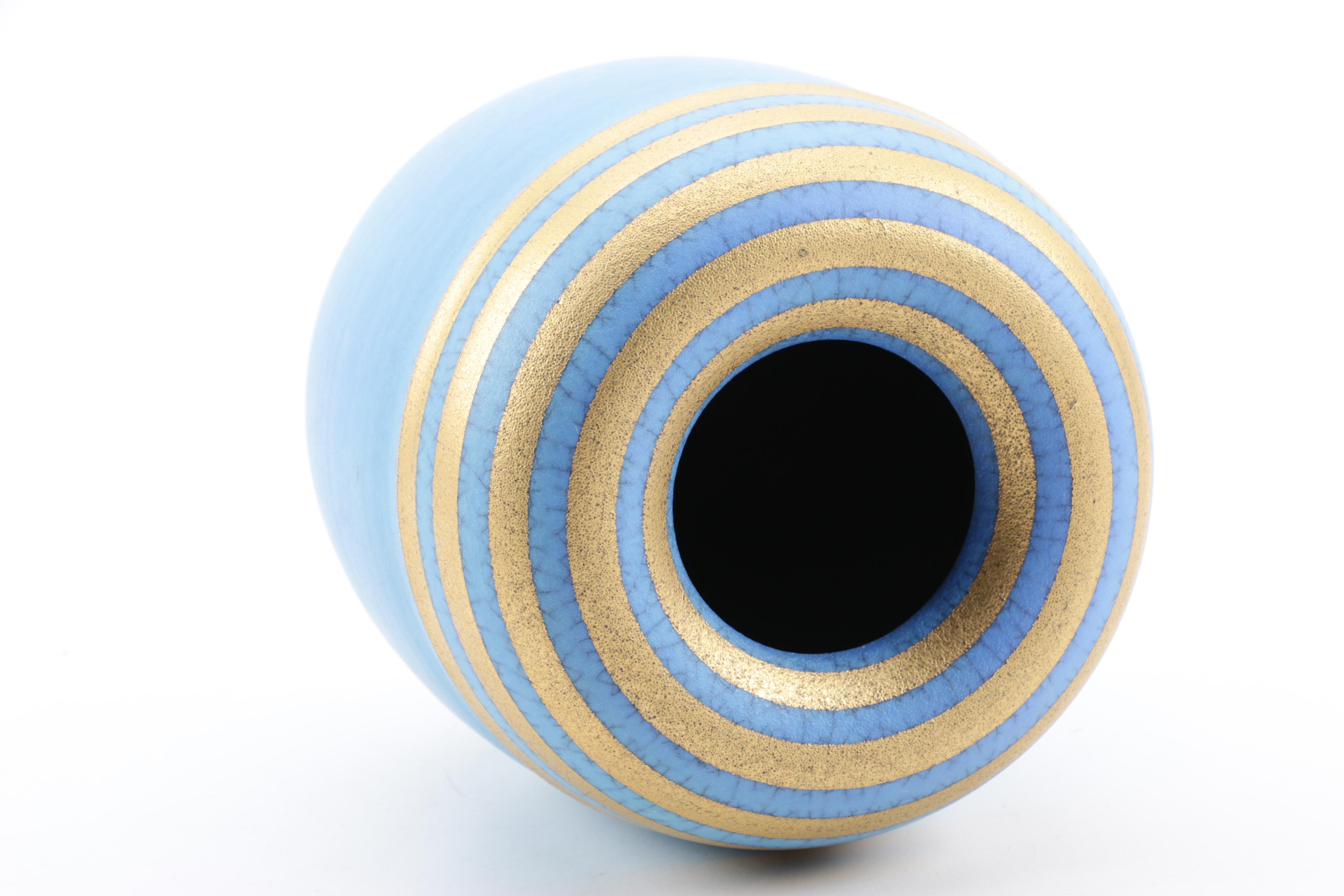 Egyptian Style Porcelain Vase, Mid to Late 20th Century