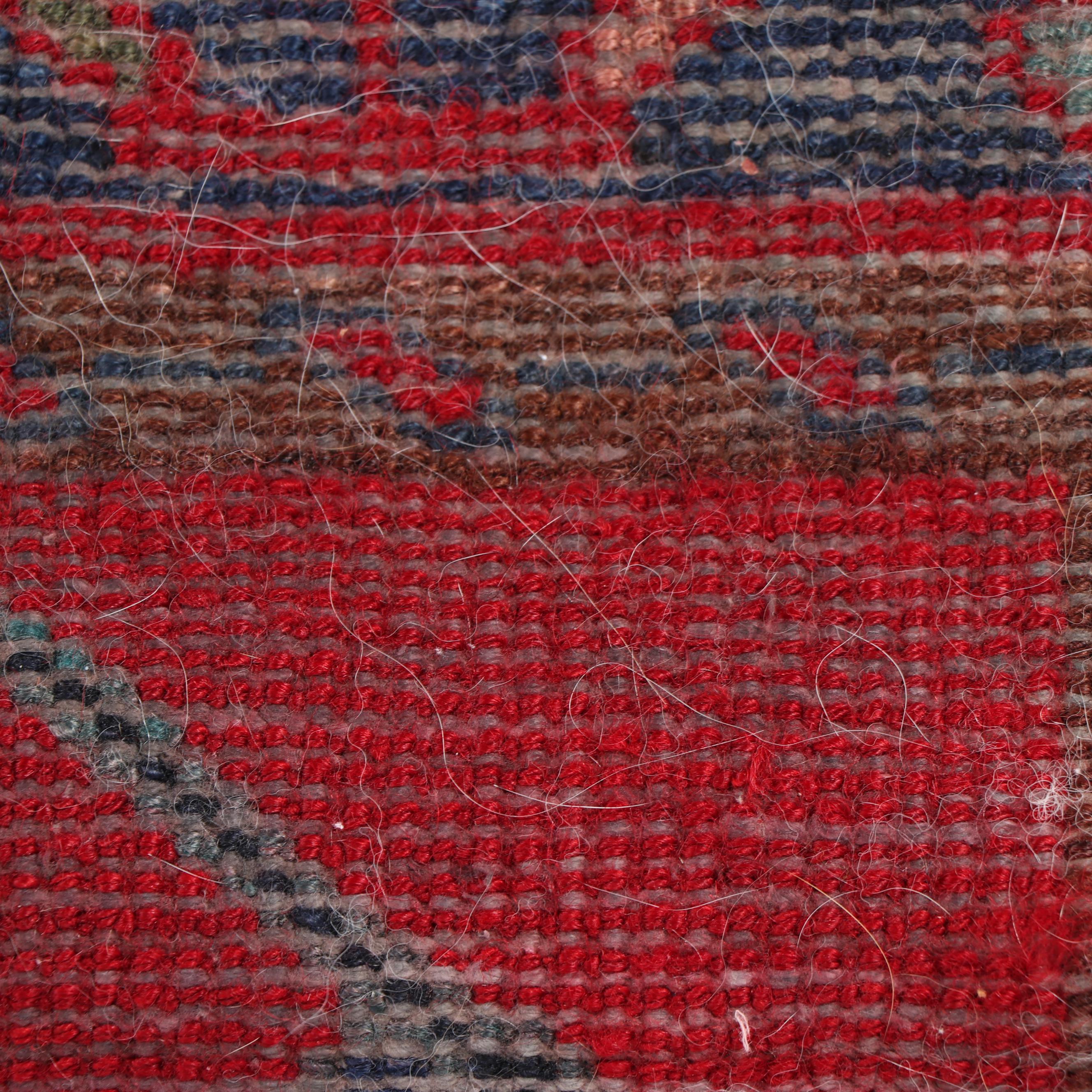 Hand-Knotted Kurdish Wool Area Rug
