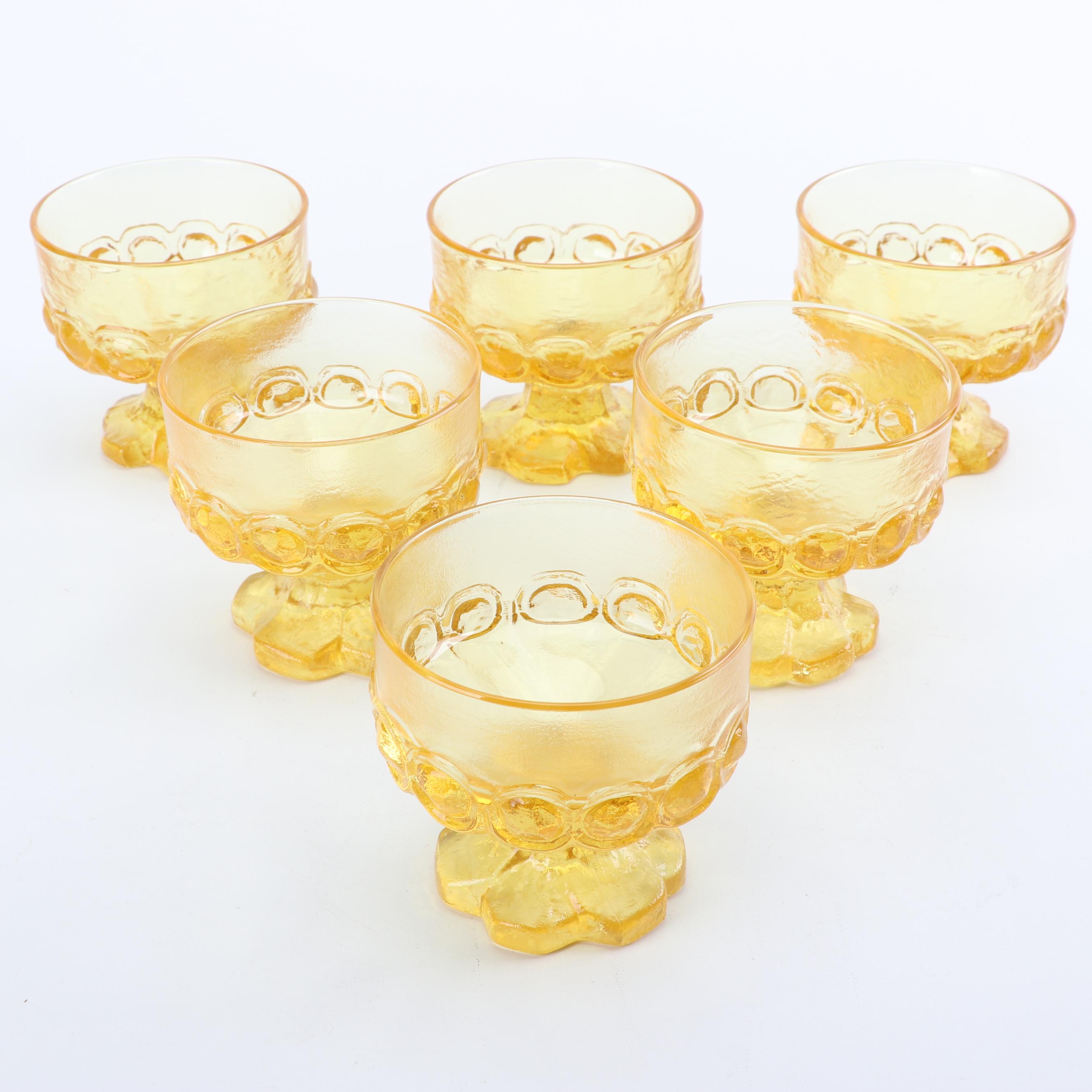 Vintage Yellow Glassware featuring Franciscan "Madeira Cornsilk"