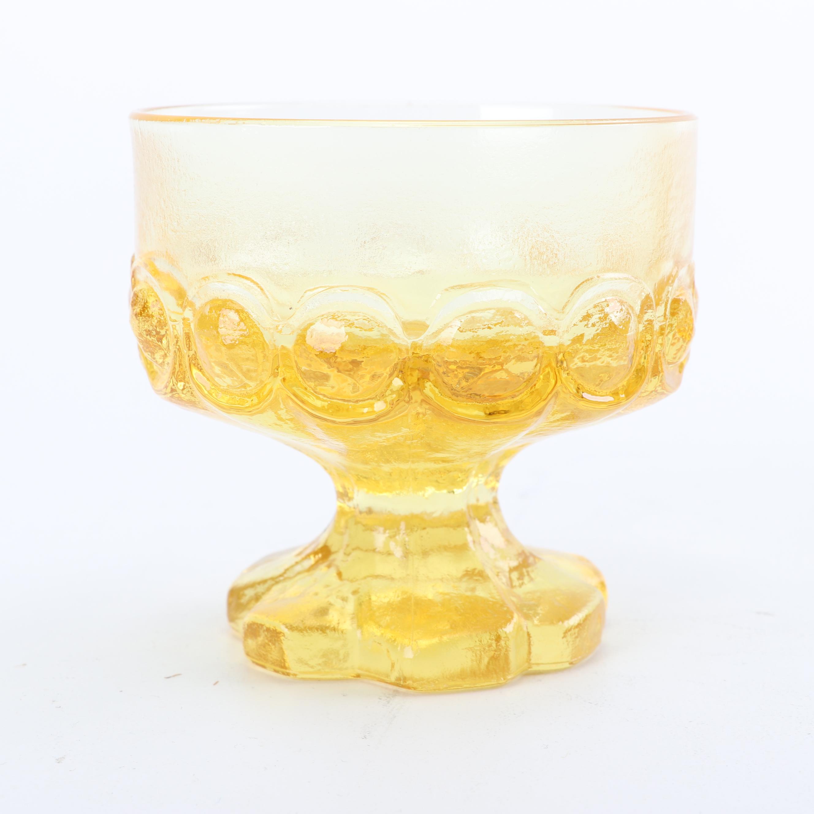 Vintage Yellow Glassware featuring Franciscan "Madeira Cornsilk"
