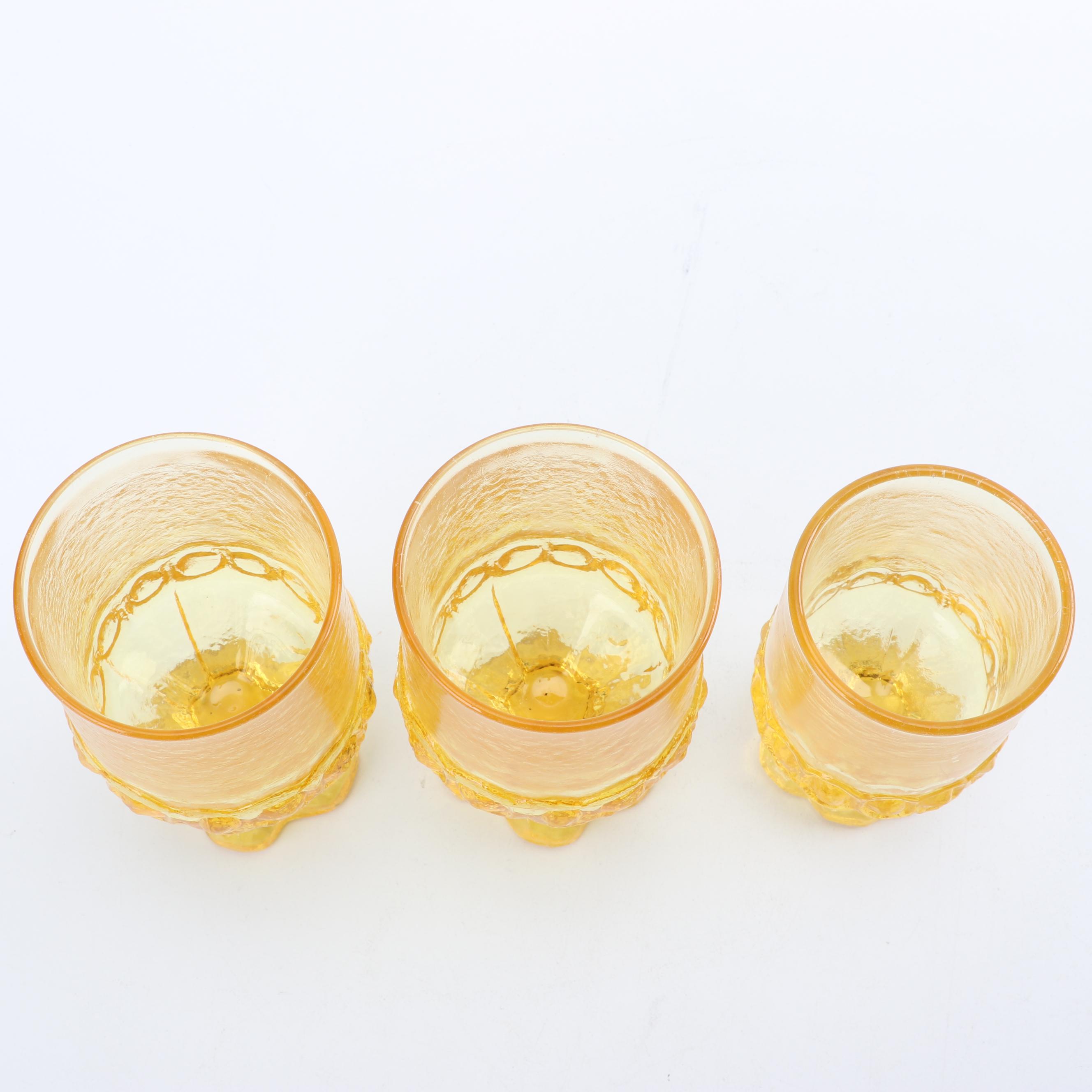 Vintage Yellow Glassware featuring Franciscan "Madeira Cornsilk"