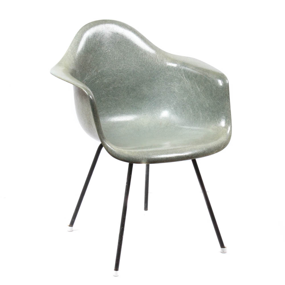 Eames For Herman Miller Seafoam Green Shell chair