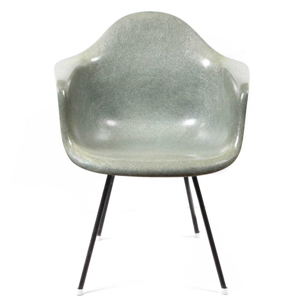 Eames For Herman Miller Seafoam Green Shell chair