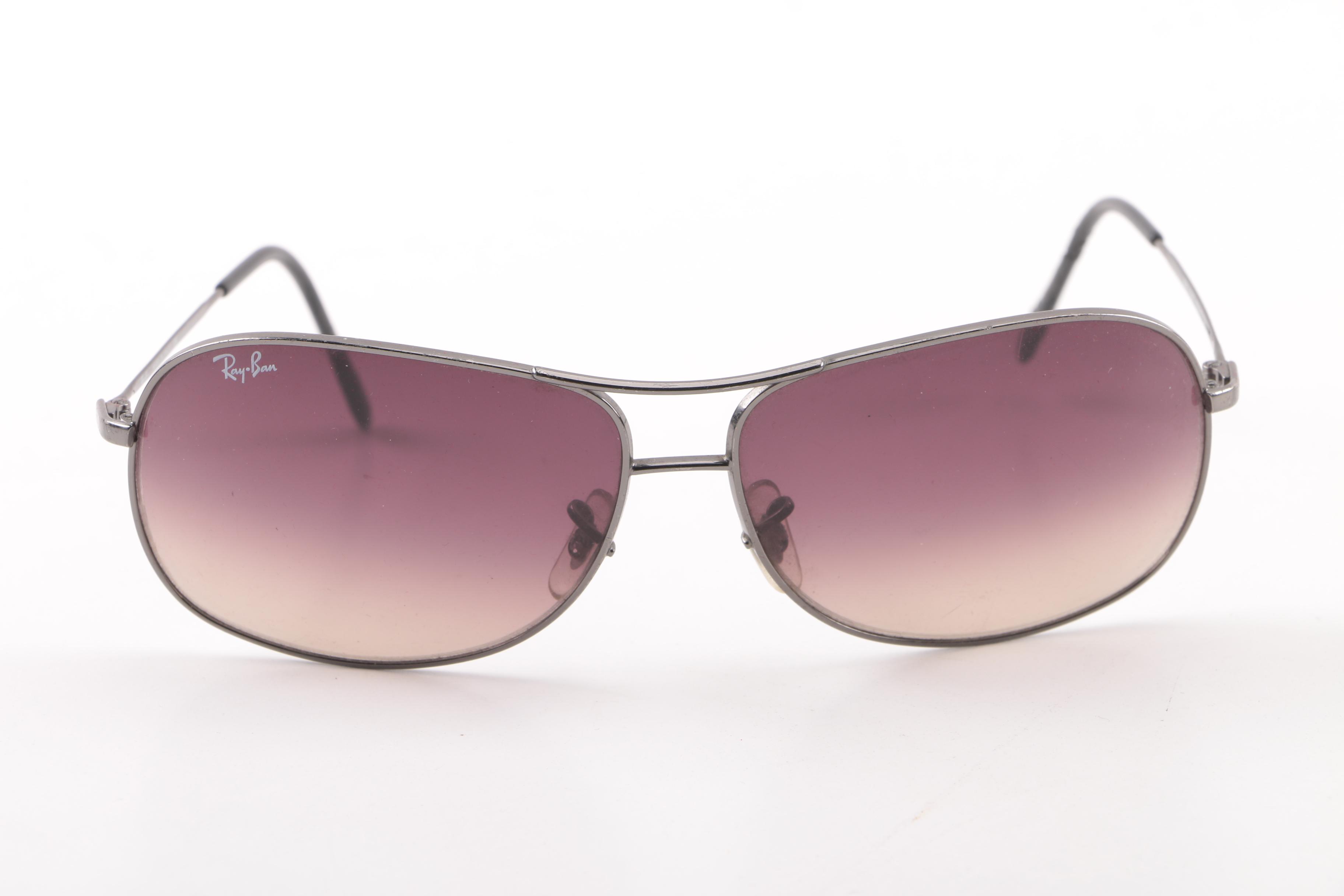 Ray-Ban 3267 Aviator Style Sunglasses with Case