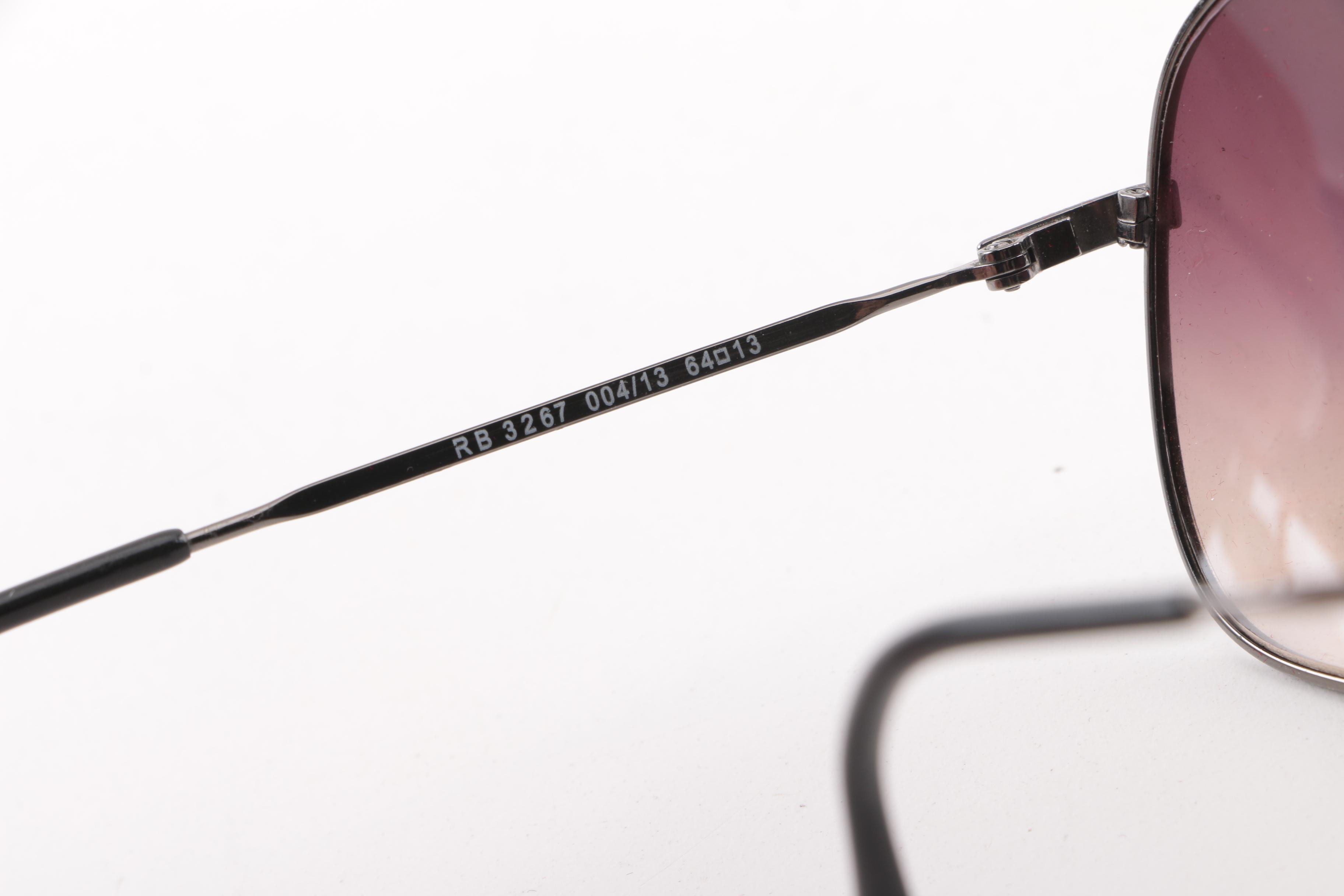 Ray-Ban 3267 Aviator Style Sunglasses with Case