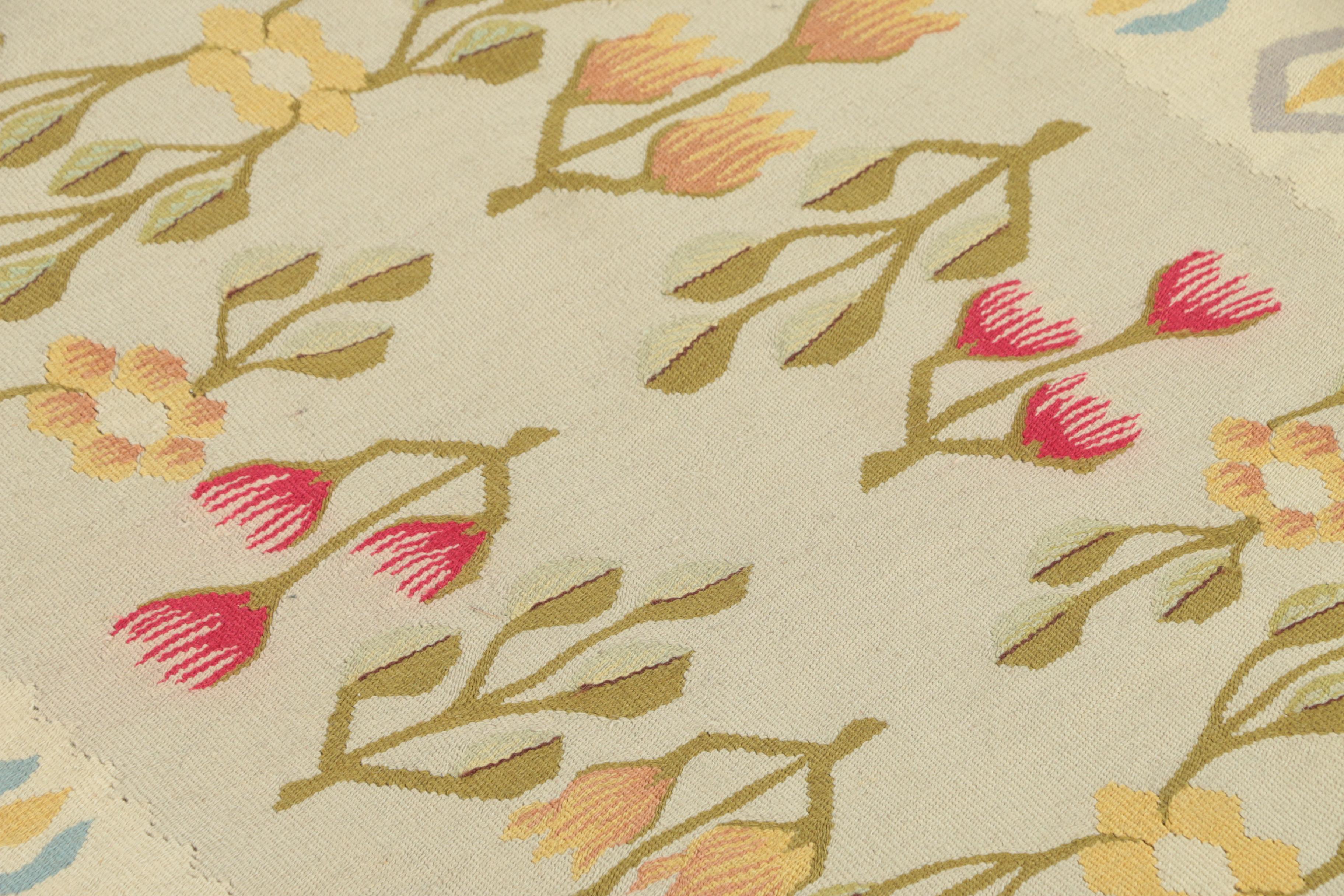 Handwoven Inscribed Romanian Bessarabian Wool Kilim