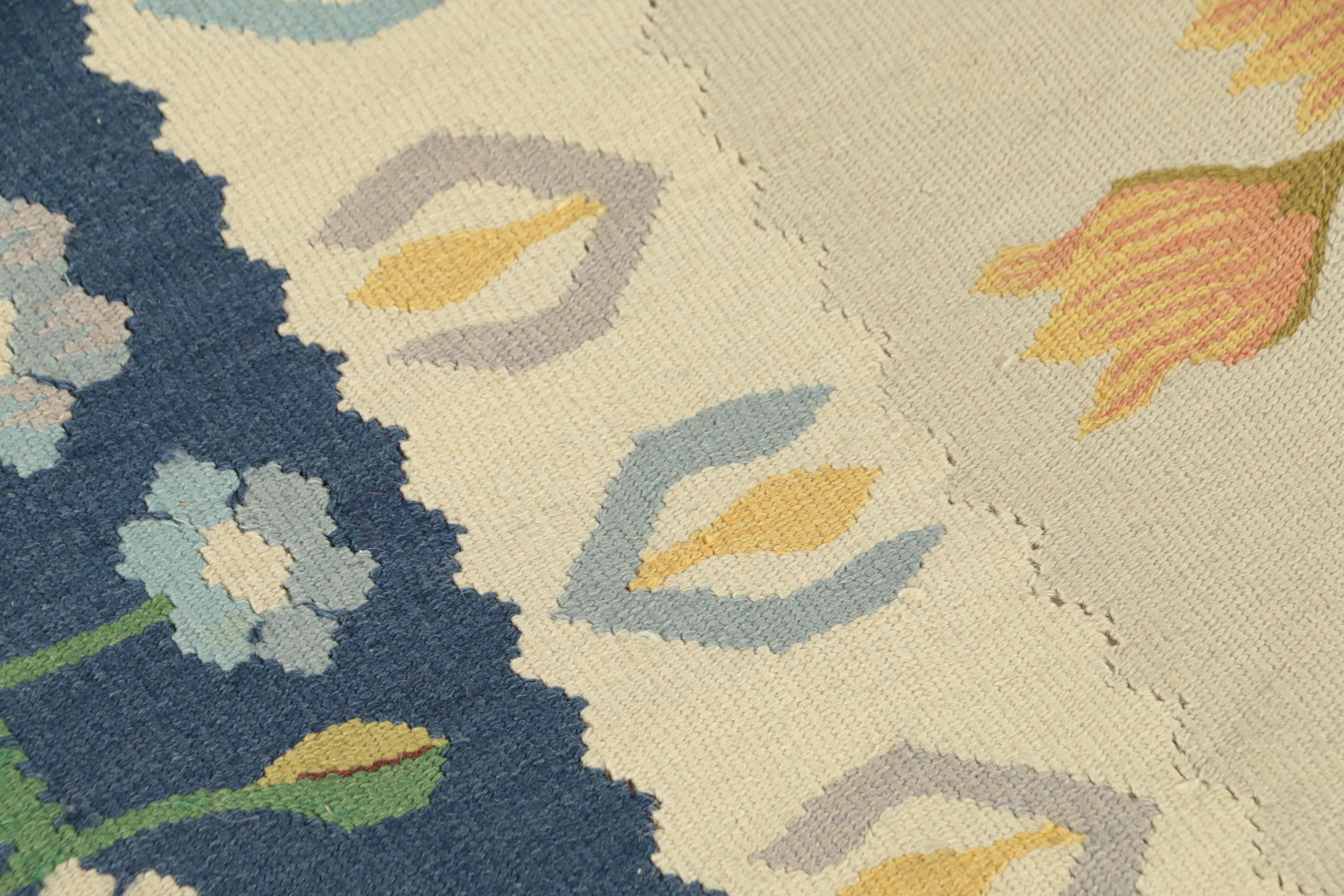 Handwoven Inscribed Romanian Bessarabian Wool Kilim