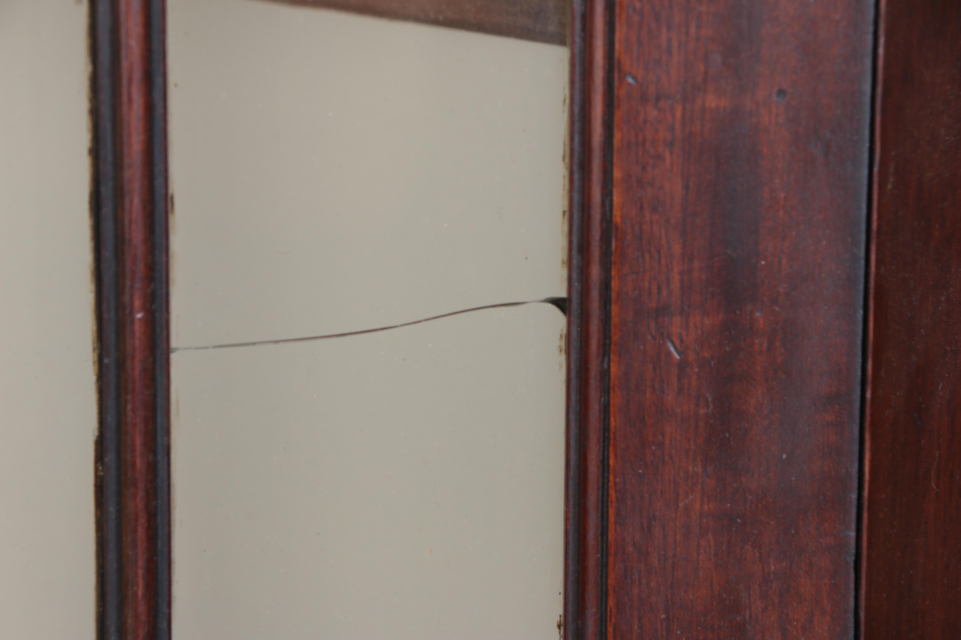 Antique Federal Mahogany Corner China Cabinet