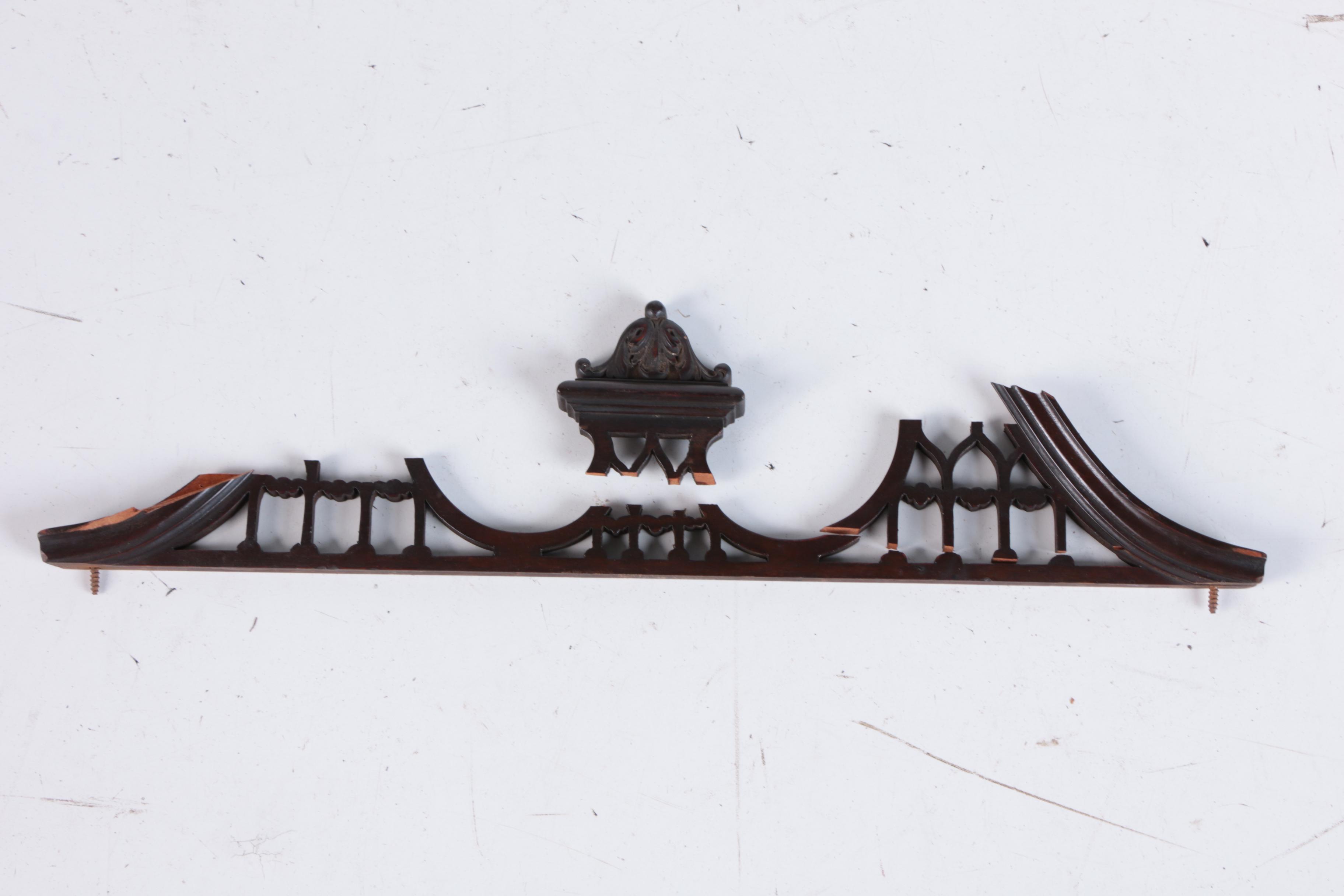 Antique Federal Mahogany Corner China Cabinet