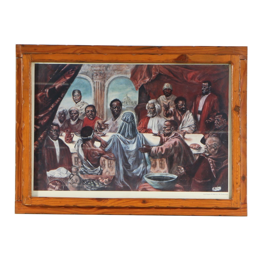 Offset Lithograph after Cornell Barnes "Last Supper"