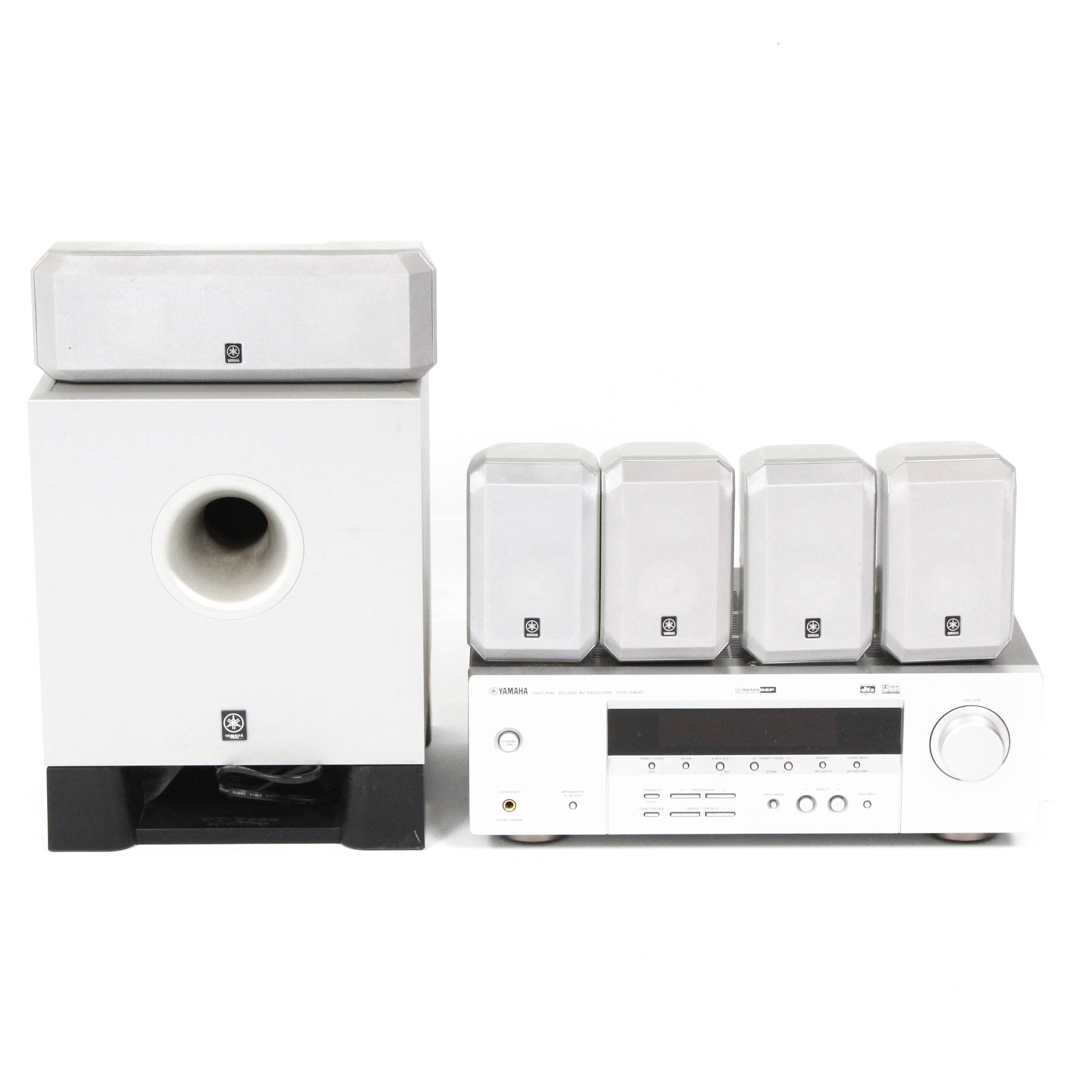 Yamaha HTR-5830 AV Reciever with Speakers