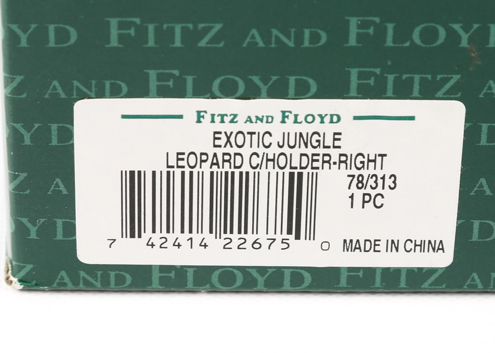 Fitz and Floyd "Exotic Jungle" Candleholders