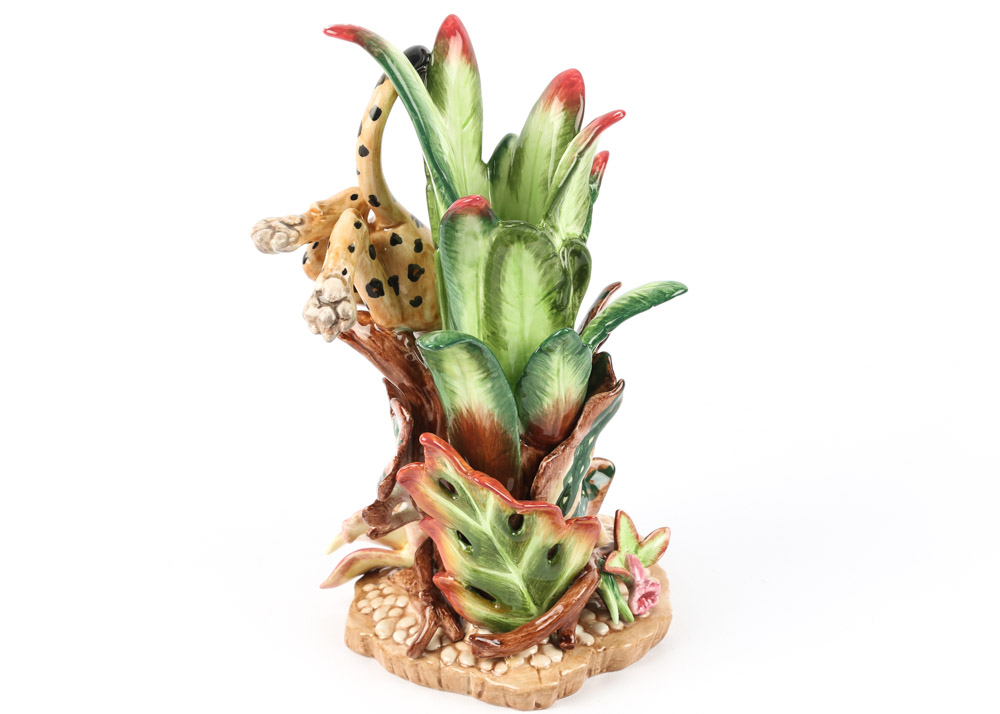 Fitz and Floyd "Exotic Jungle" Candleholders