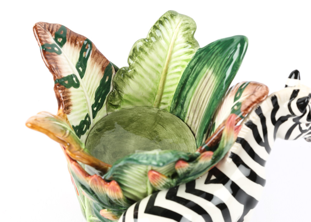 Fitz and Floyd "Exotic Jungle" Candleholders