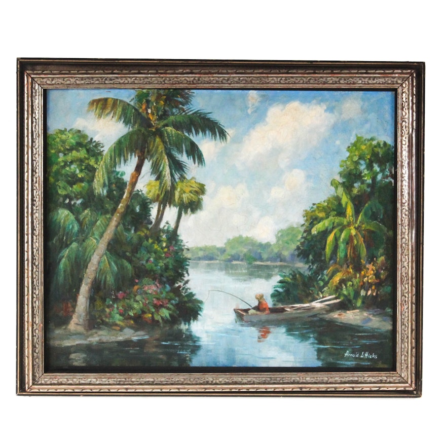 Arnold L. Hicks Oil Painting