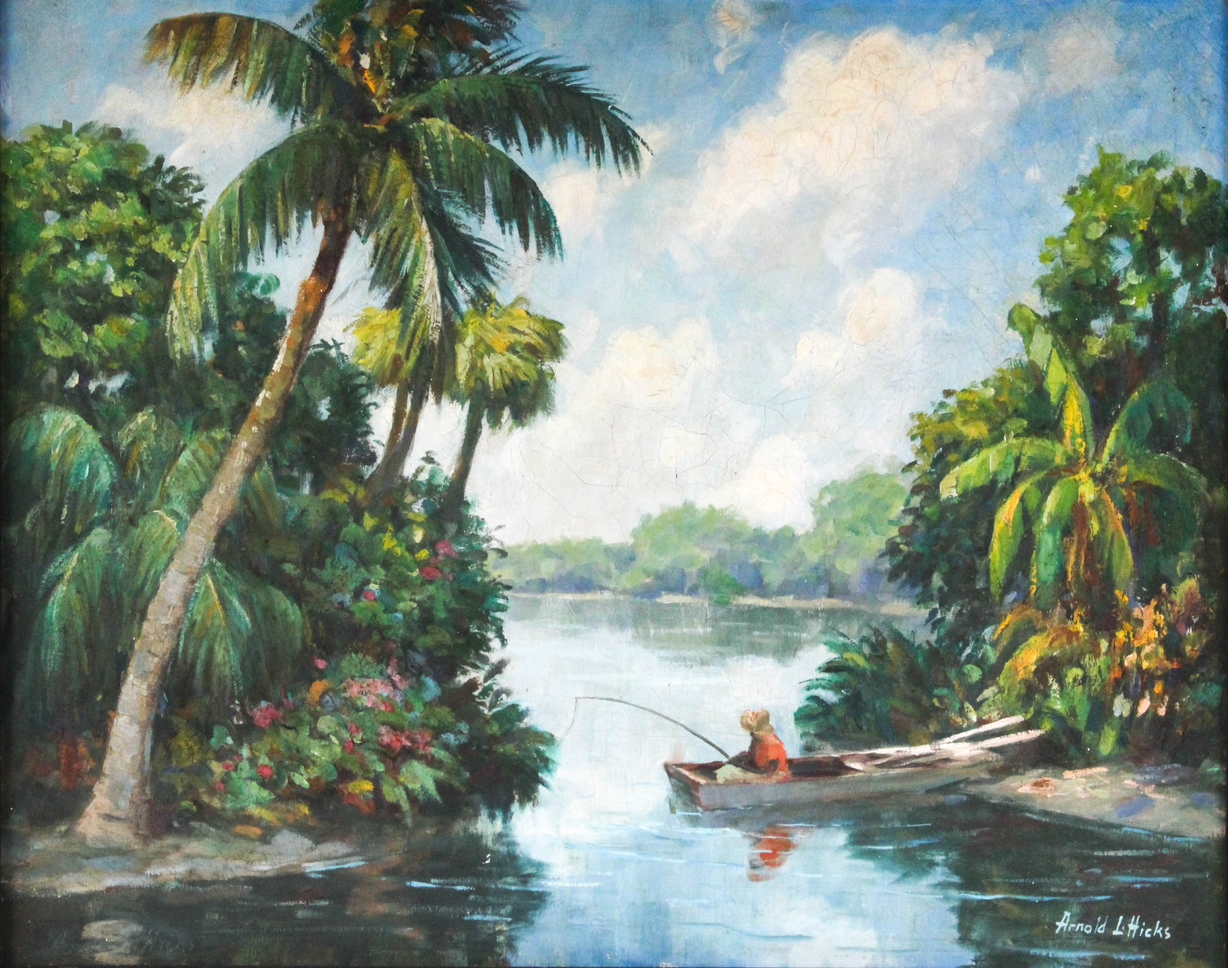 Arnold L. Hicks Oil Painting