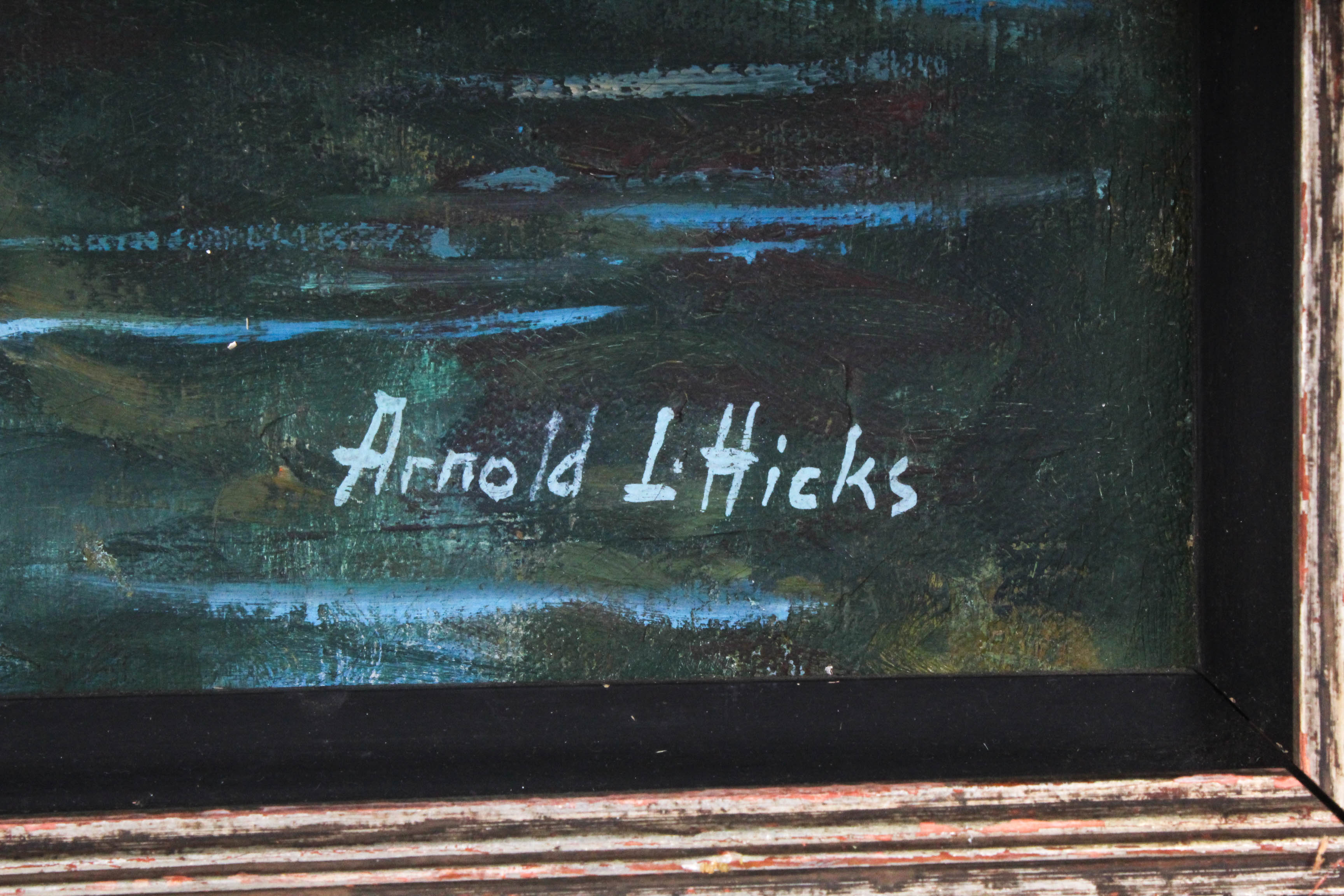 Arnold L. Hicks Oil Painting