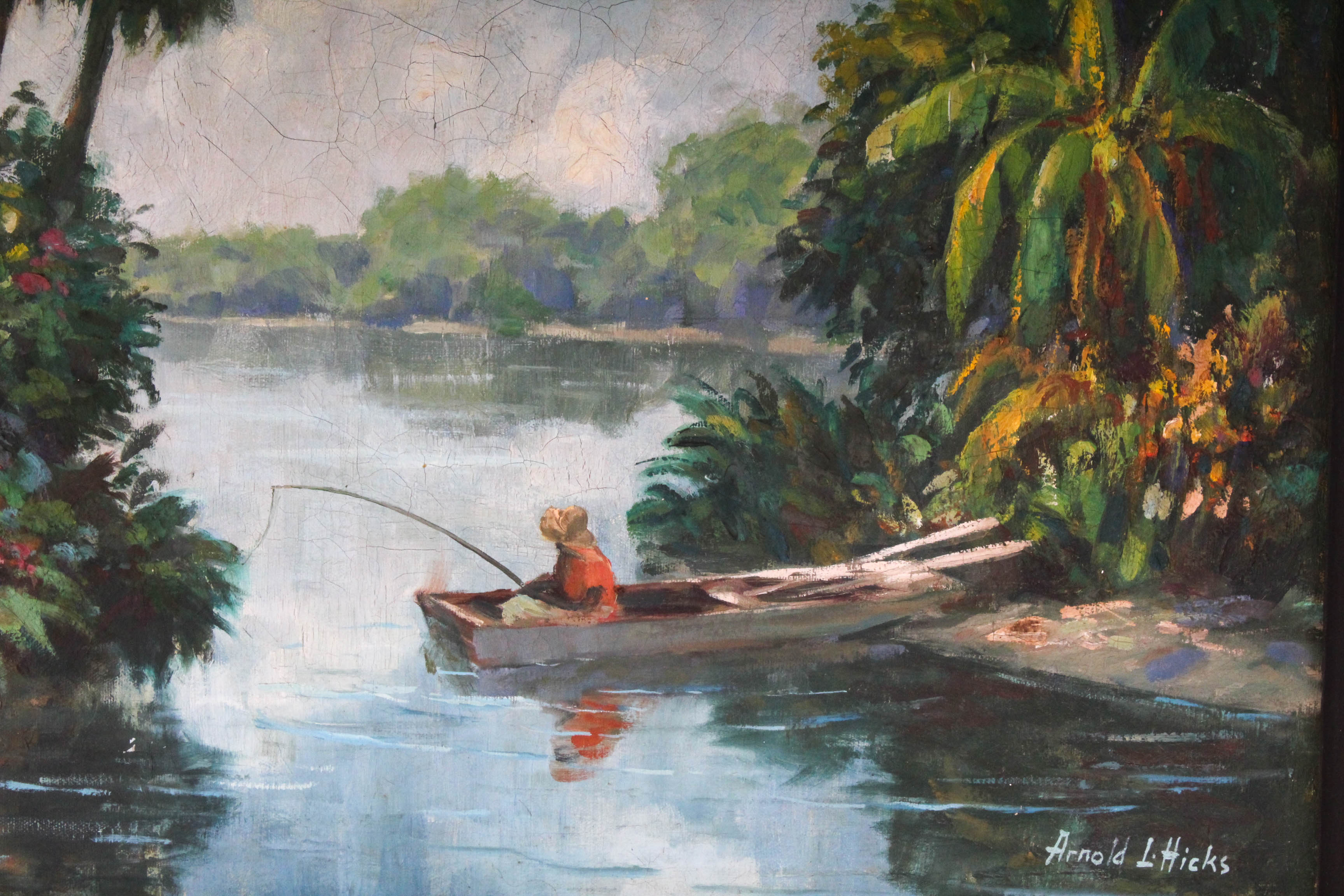 Arnold L. Hicks Oil Painting