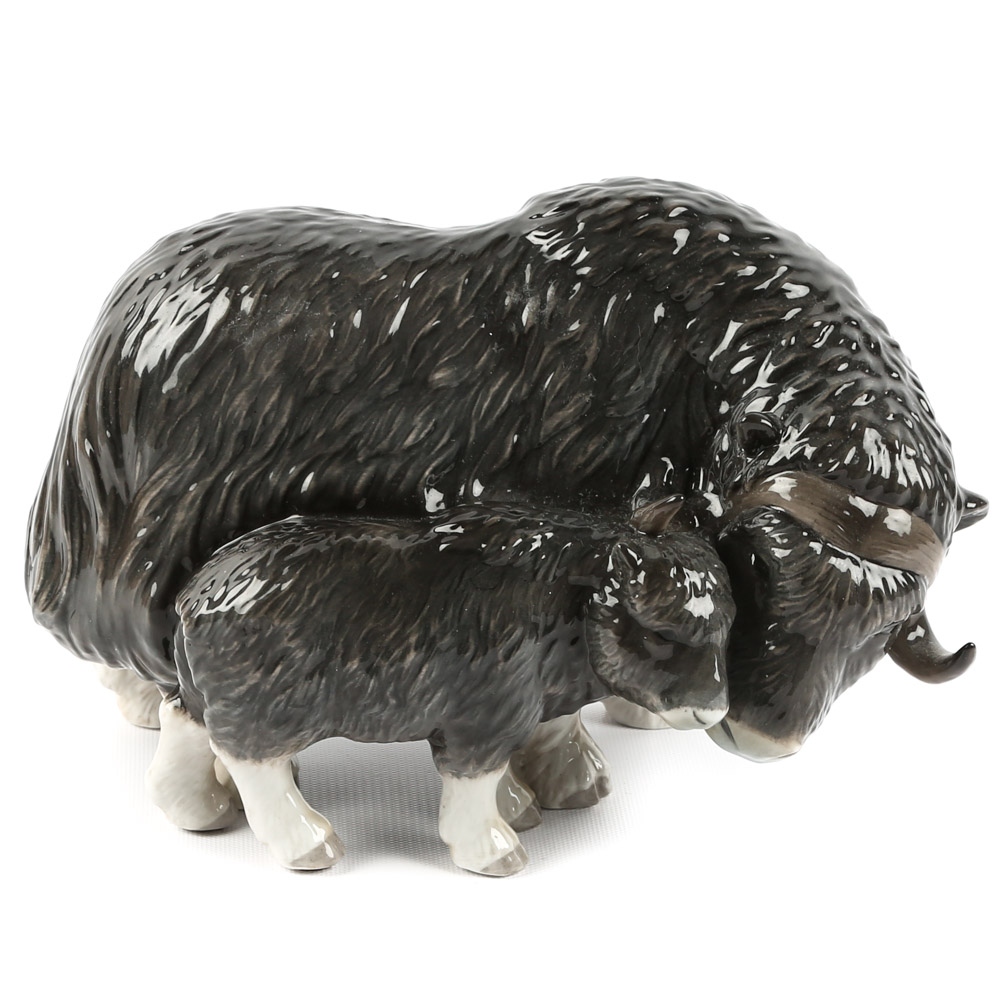 Royal Copenhagen "Musk Ox" Porcelain Figurine