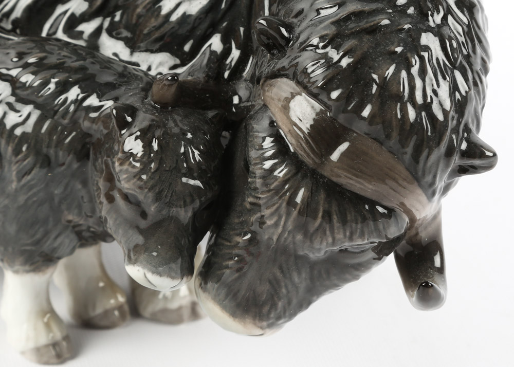 Royal Copenhagen "Musk Ox" Porcelain Figurine