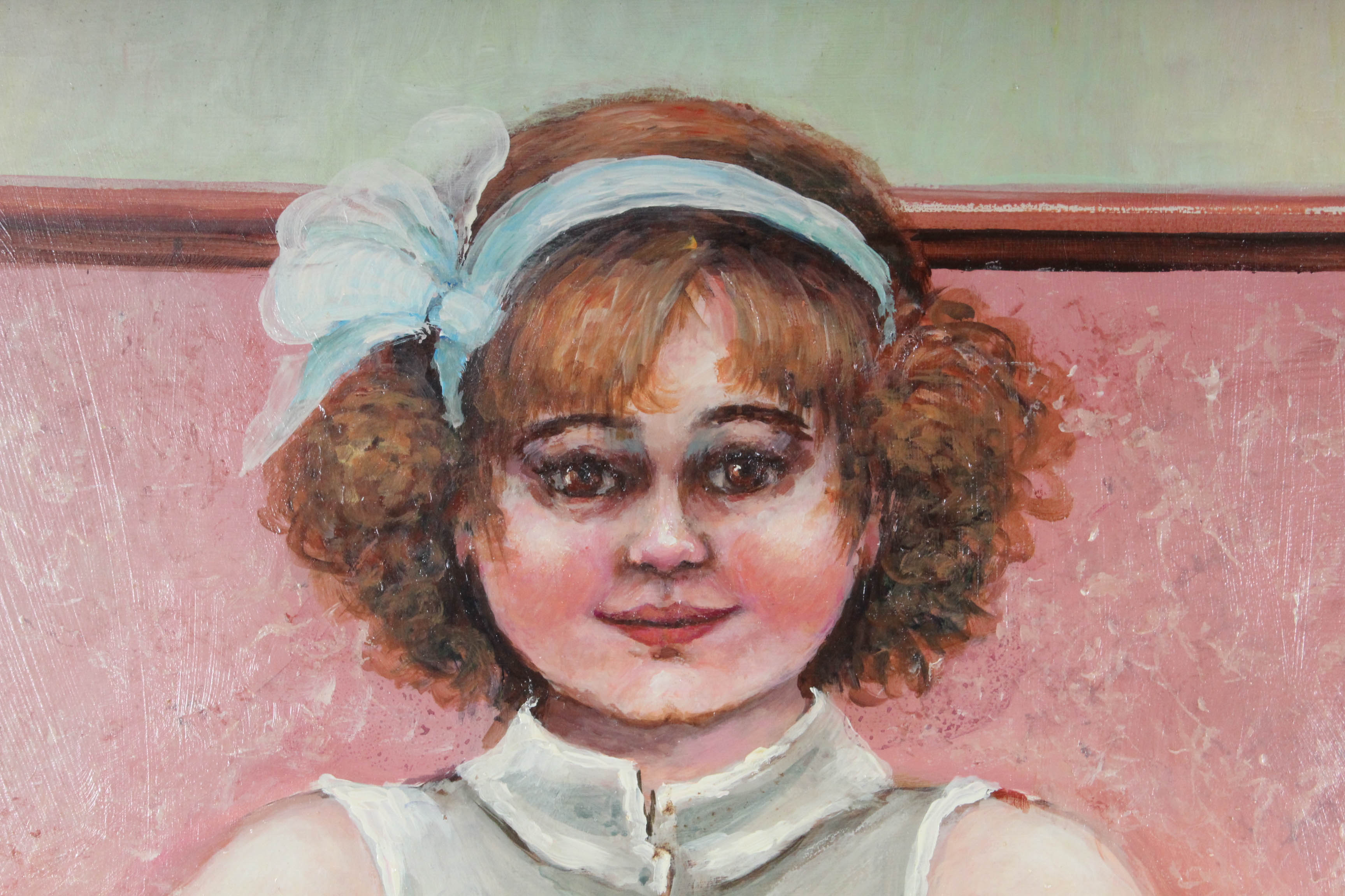 M. Migoet Oil Painting of Ballerina