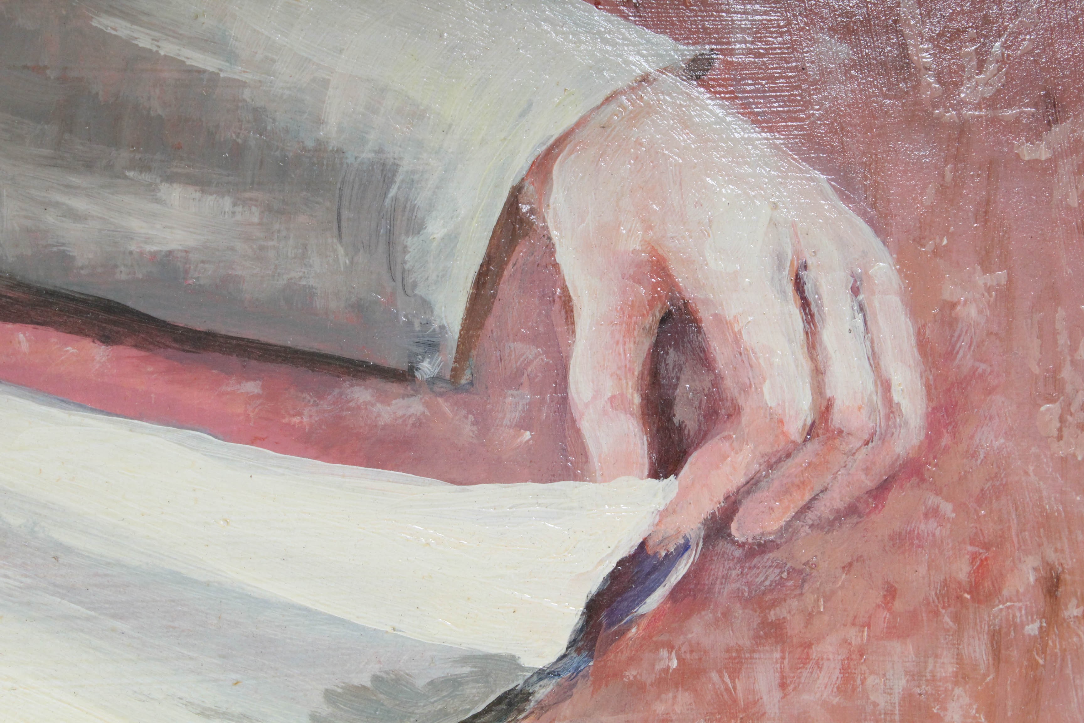 M. Migoet Oil Painting of Ballerina