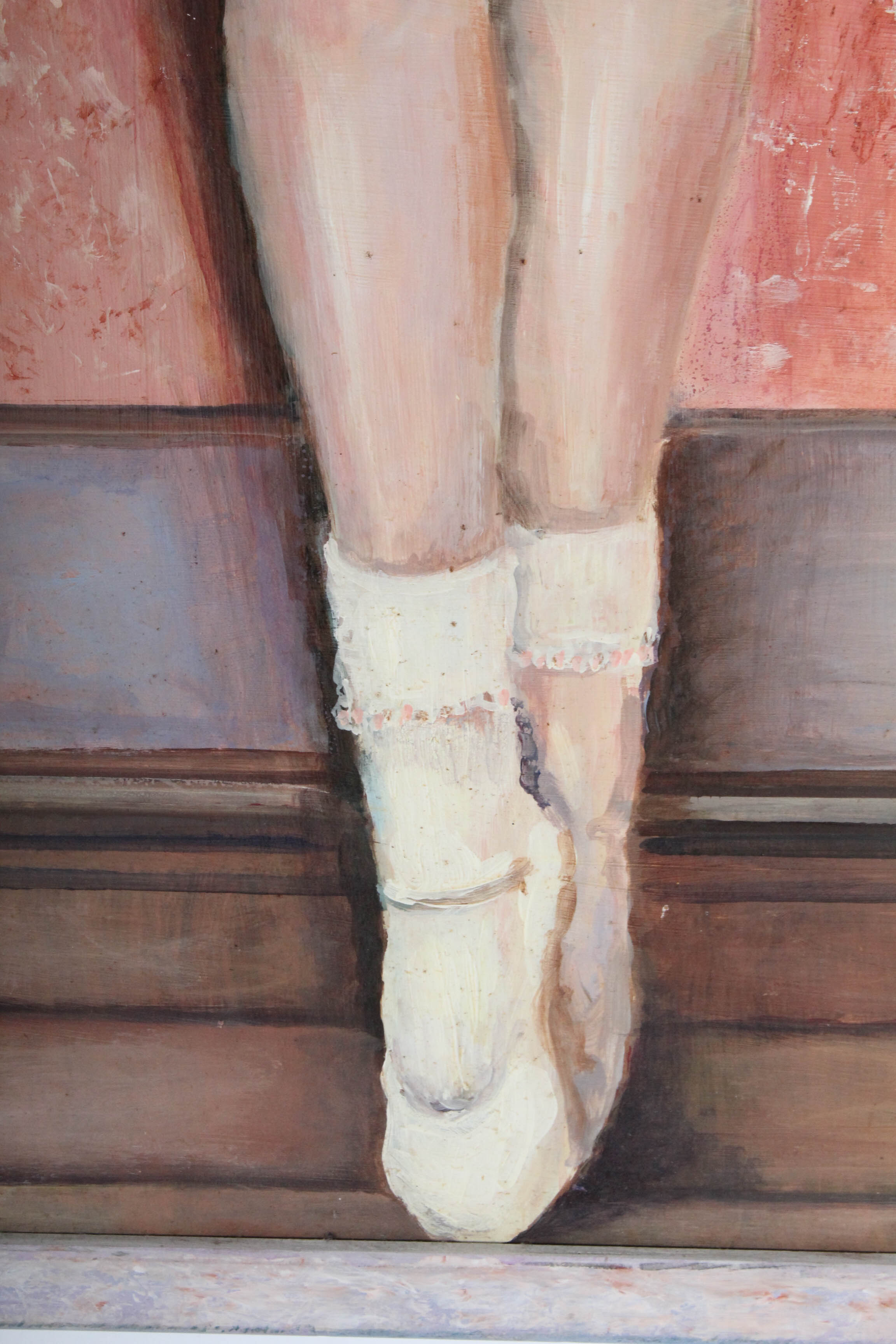 M. Migoet Oil Painting of Ballerina