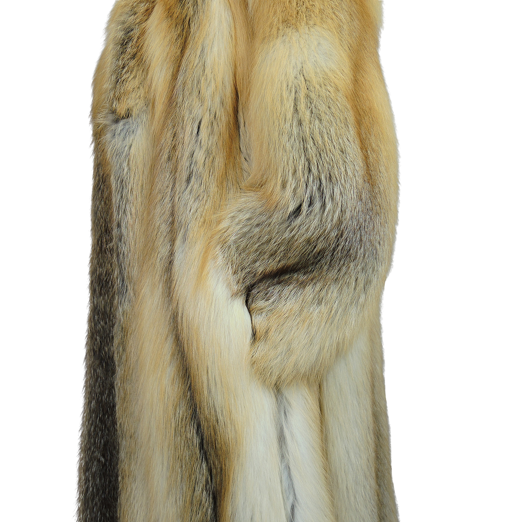Kotsovos Full-Length Red Fox Fur Coat