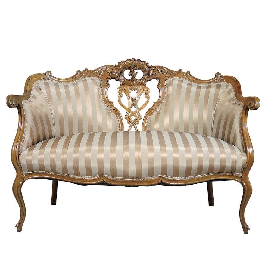 French Baroque Style Settee