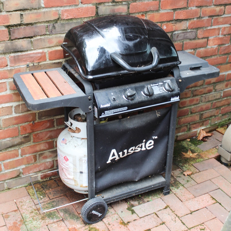 Aussie Bushman Elite Propane Grill with Cover