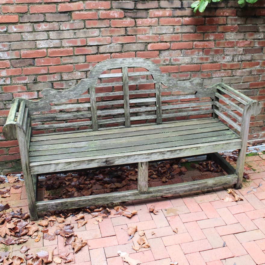 Lutyens Style Teak Outdoor Bench