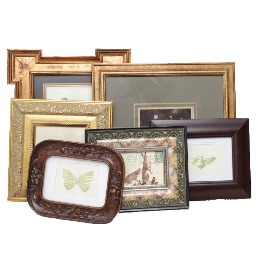 Decorative Frames, Embossed Paper and Offset Lithographs
