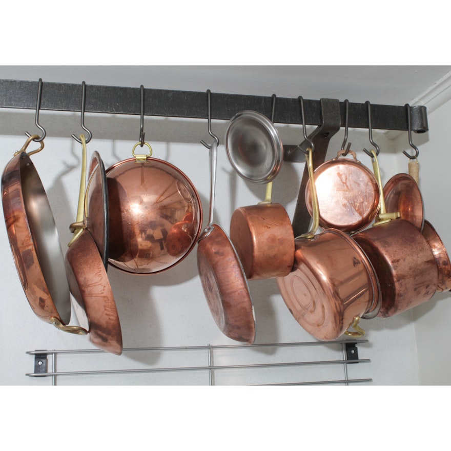 Assembled Batterie de Cuisine Copper Cookware Collection