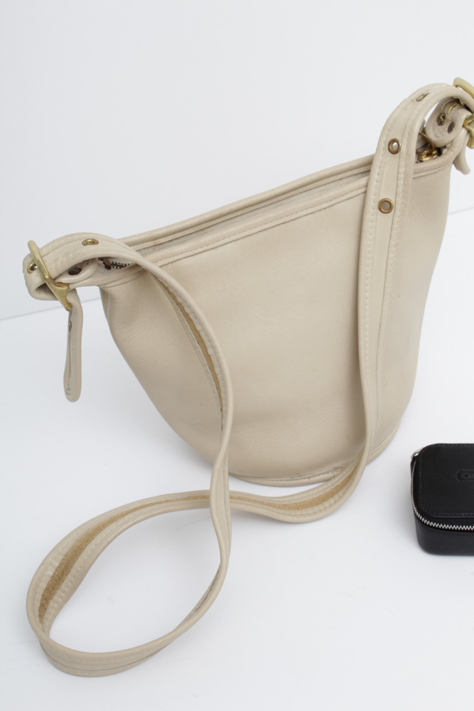 Coach Leather Mini Duffle with Small Traveling Case