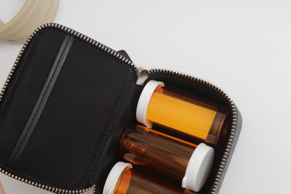 Coach Leather Mini Duffle with Small Traveling Case