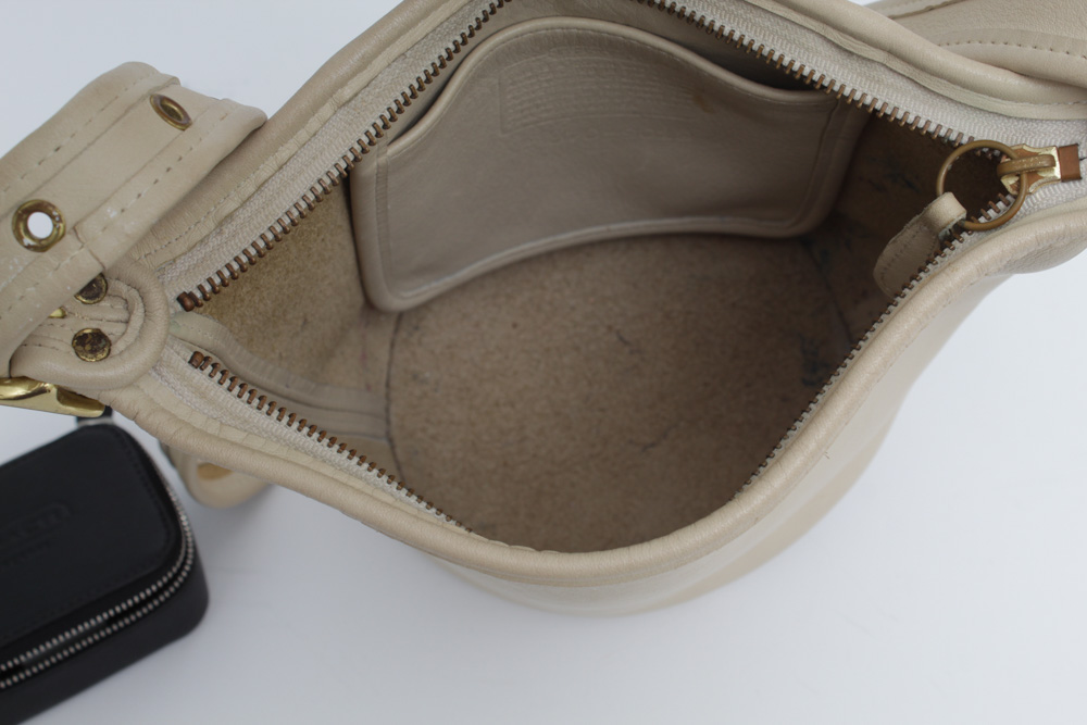 Coach Leather Mini Duffle with Small Traveling Case