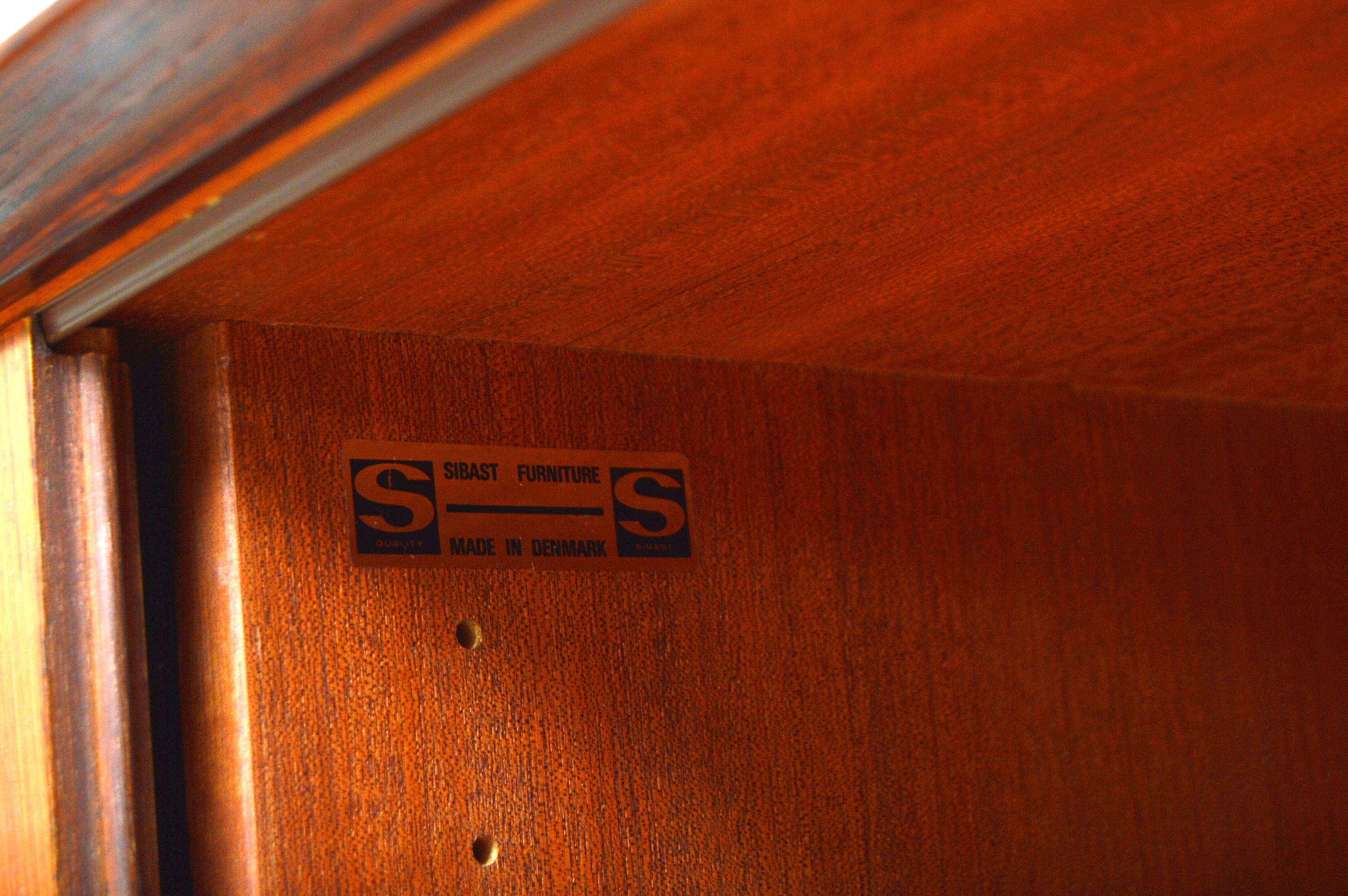 Mid Century Modern Arne Vodder for Sibast Danish Rosewood Sideboard